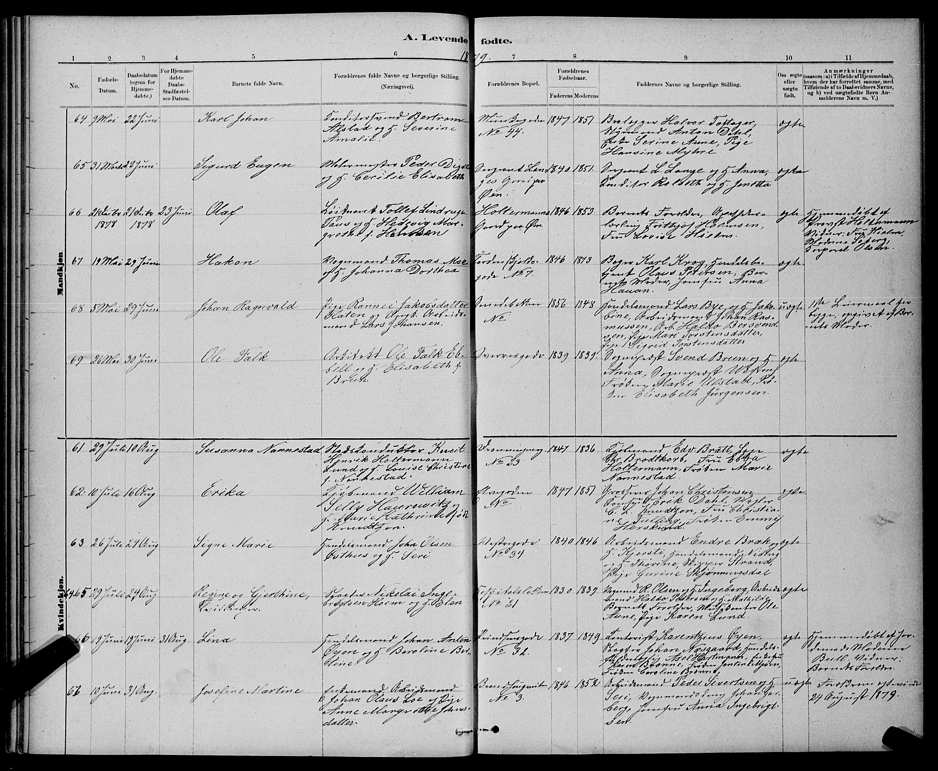 Ministerialprotokoller, klokkerbøker og fødselsregistre - Sør-Trøndelag, AV/SAT-A-1456/601/L0091: Parish register (copy) no. 601C09, 1878-1883