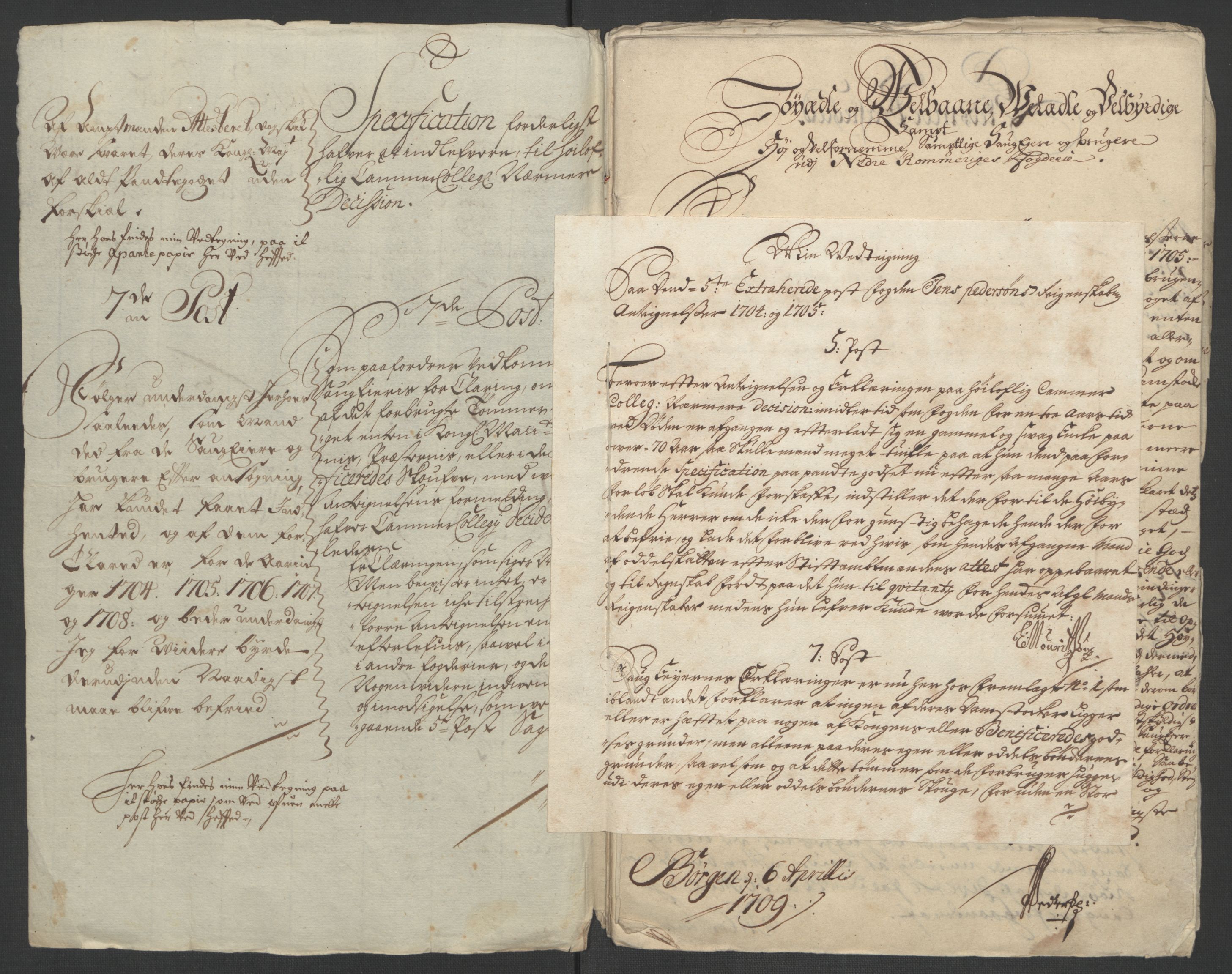 Rentekammeret inntil 1814, Reviderte regnskaper, Fogderegnskap, AV/RA-EA-4092/R11/L0589: Fogderegnskap Nedre Romerike, 1705, p. 202