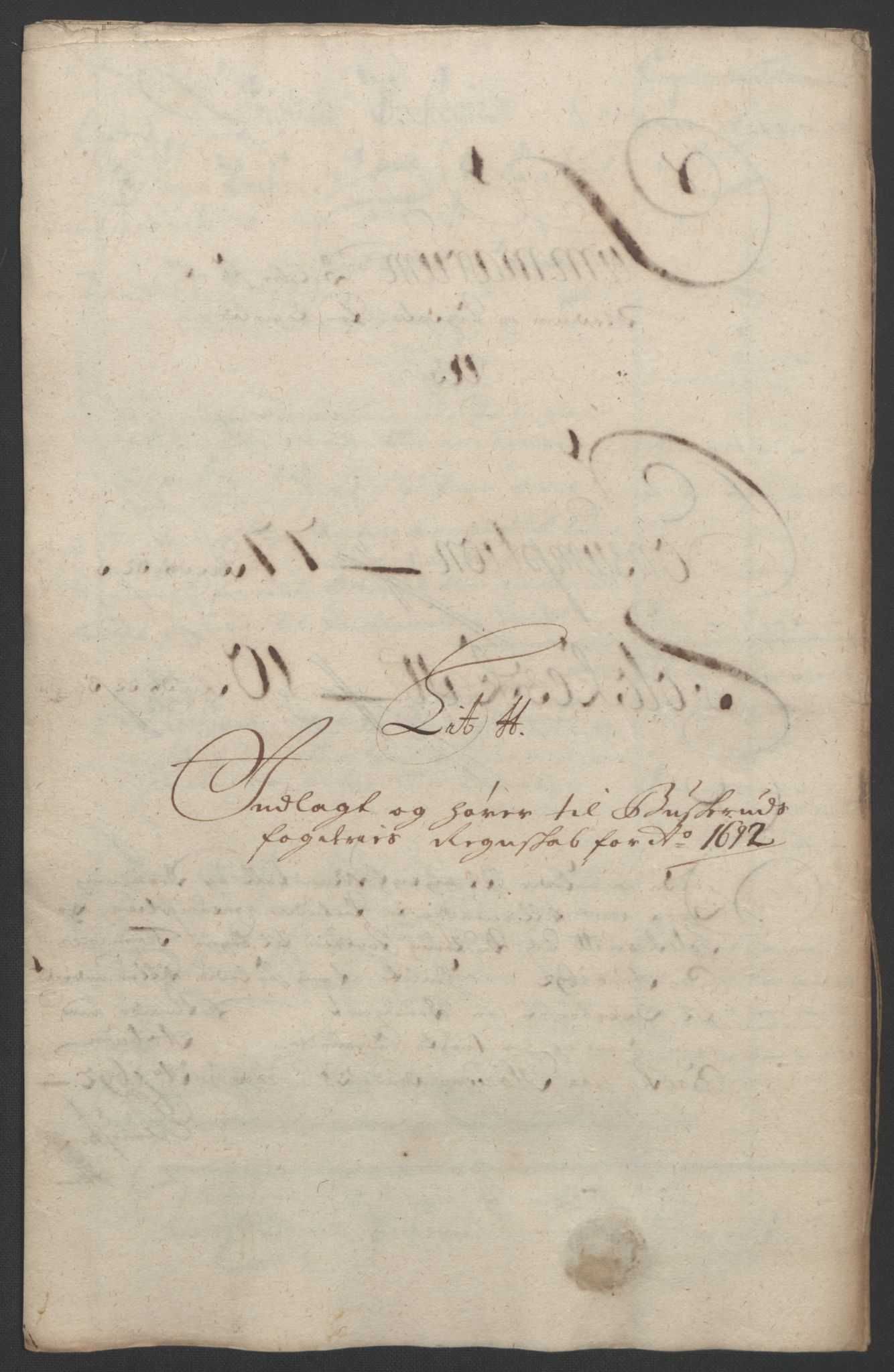 Rentekammeret inntil 1814, Reviderte regnskaper, Fogderegnskap, AV/RA-EA-4092/R25/L1681: Fogderegnskap Buskerud, 1691-1692, p. 467