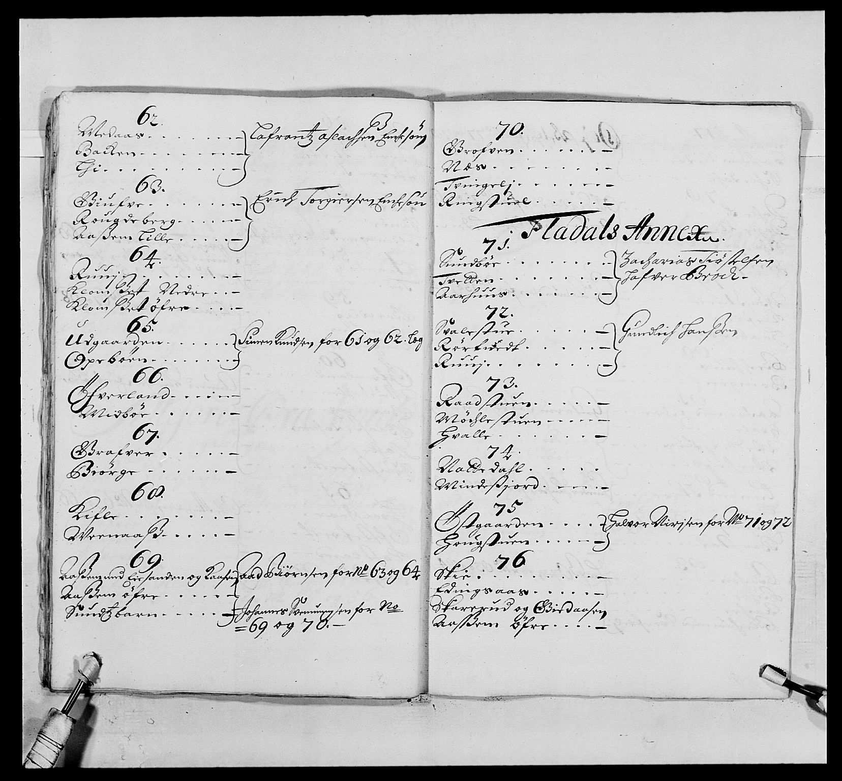 Kommanderende general (KG I) med Det norske krigsdirektorium, AV/RA-EA-5419/E/Ea/L0494: Smålenske regiment, 1697-1717, p. 192