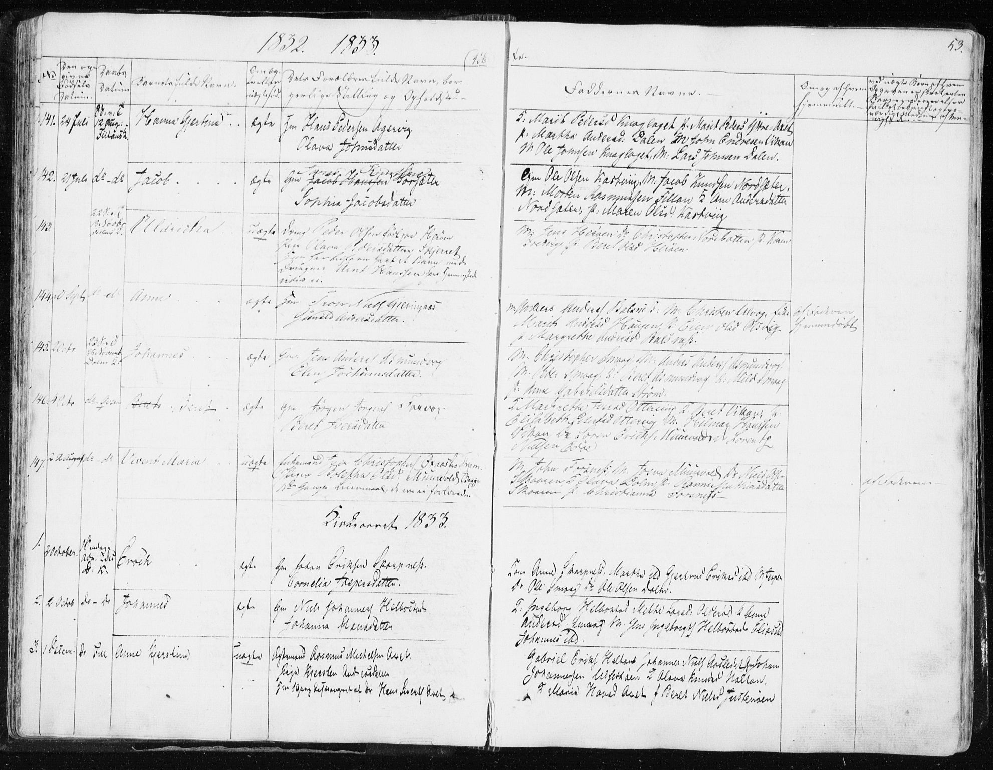 Ministerialprotokoller, klokkerbøker og fødselsregistre - Sør-Trøndelag, SAT/A-1456/634/L0528: Parish register (official) no. 634A04, 1827-1842, p. 53