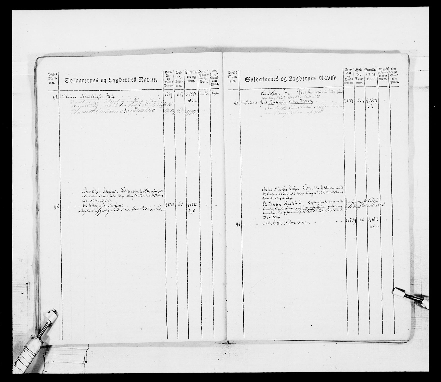 Generalitets- og kommissariatskollegiet, Det kongelige norske kommissariatskollegium, RA/EA-5420/E/Eh/L0099: Bergenhusiske nasjonale infanteriregiment, 1812, p. 253