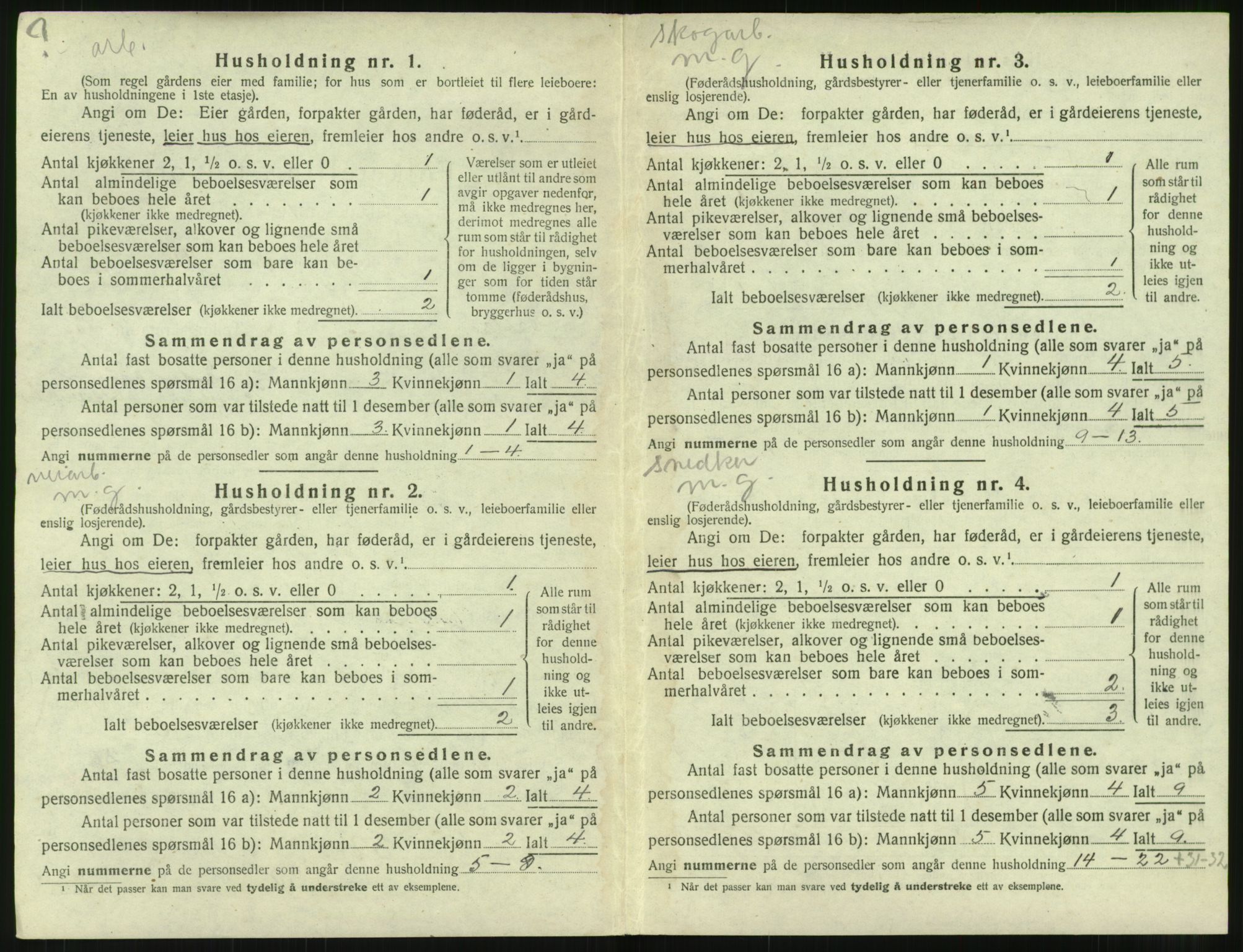 SAT, 1920 census for Bolsøy, 1920, p. 1562