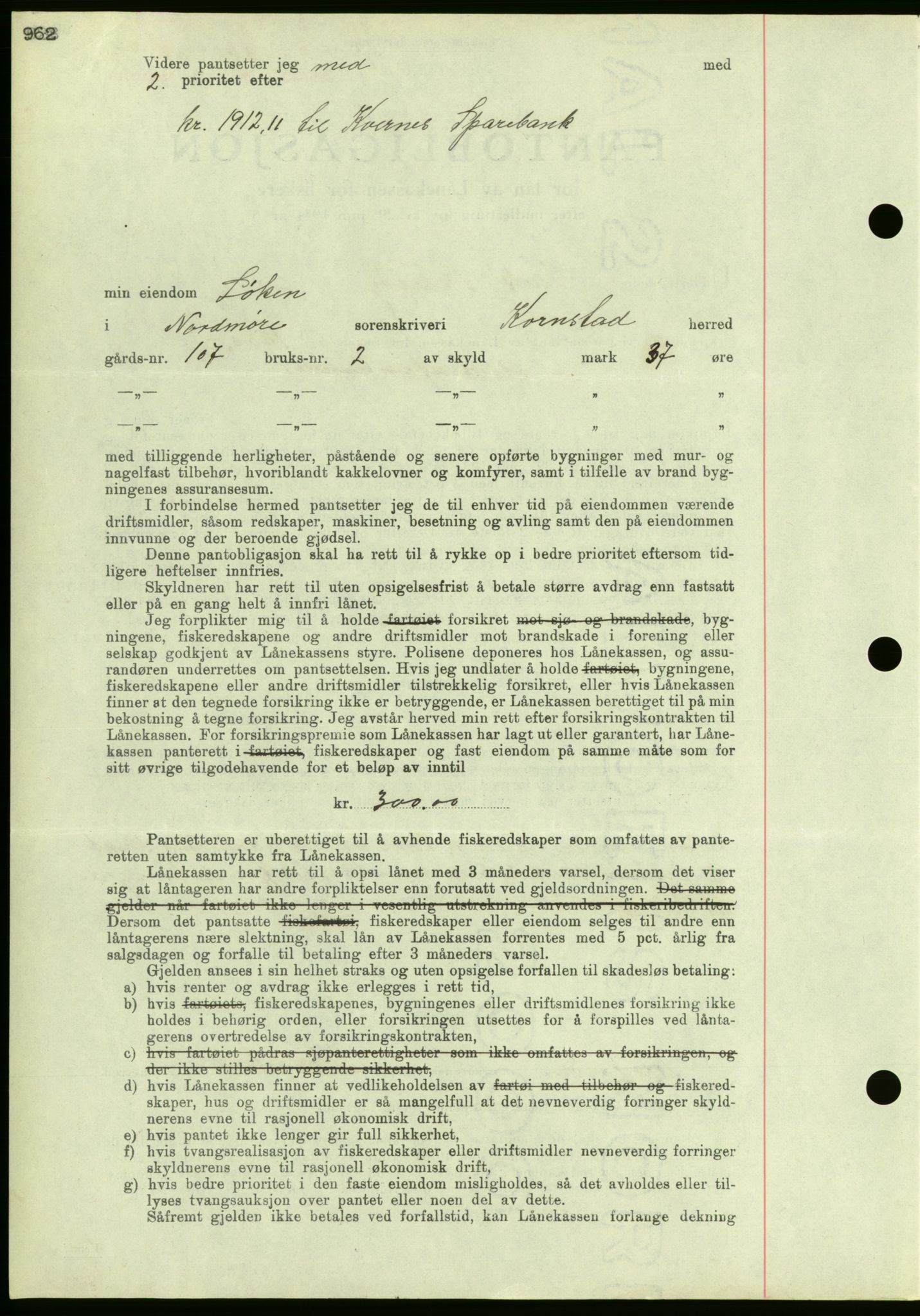 Nordmøre sorenskriveri, AV/SAT-A-4132/1/2/2Ca/L0090: Mortgage book no. B80, 1936-1937, Diary no: : 386/1937