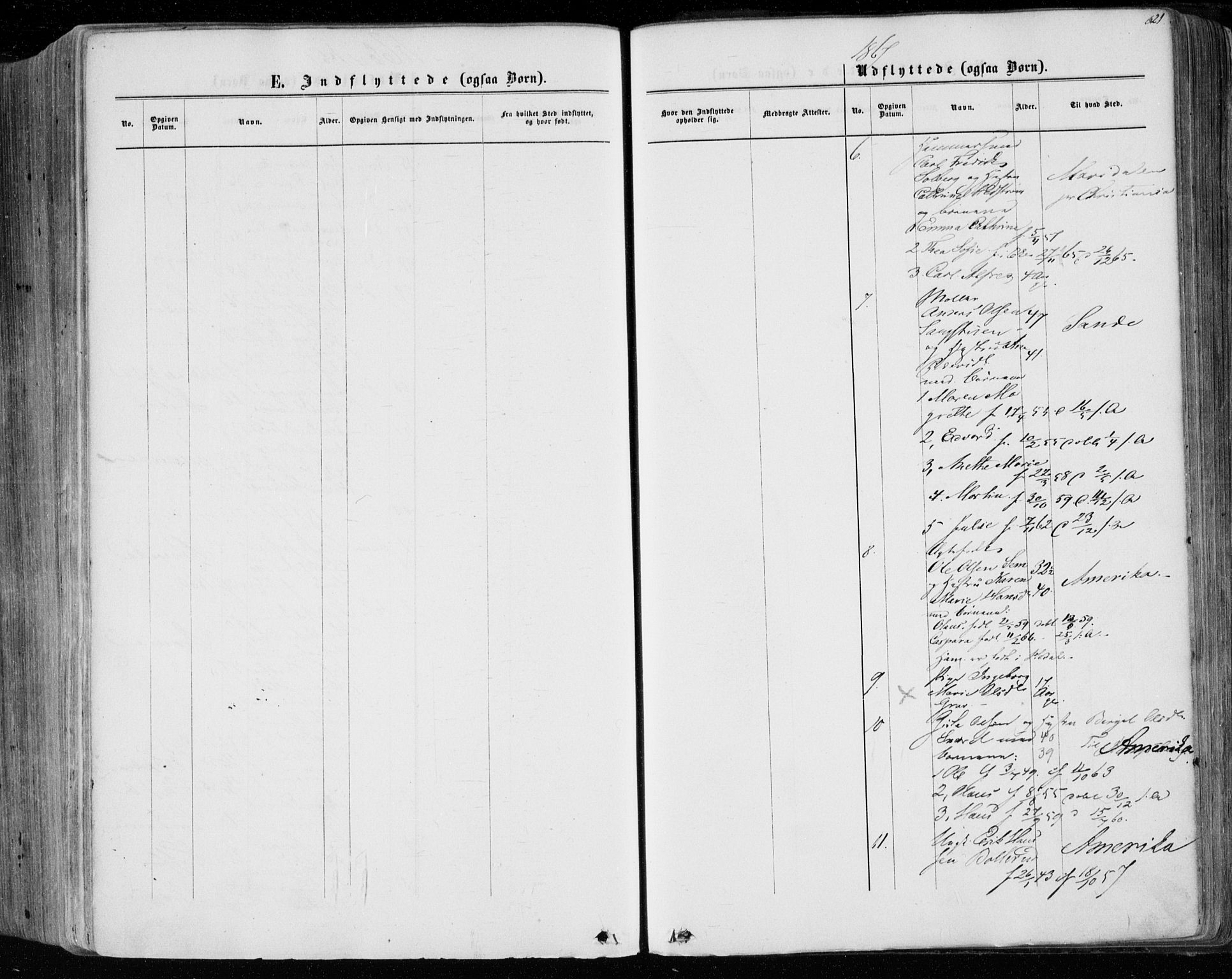 Eiker kirkebøker, AV/SAKO-A-4/F/Fa/L0016: Parish register (official) no. I 16, 1860-1868, p. 621