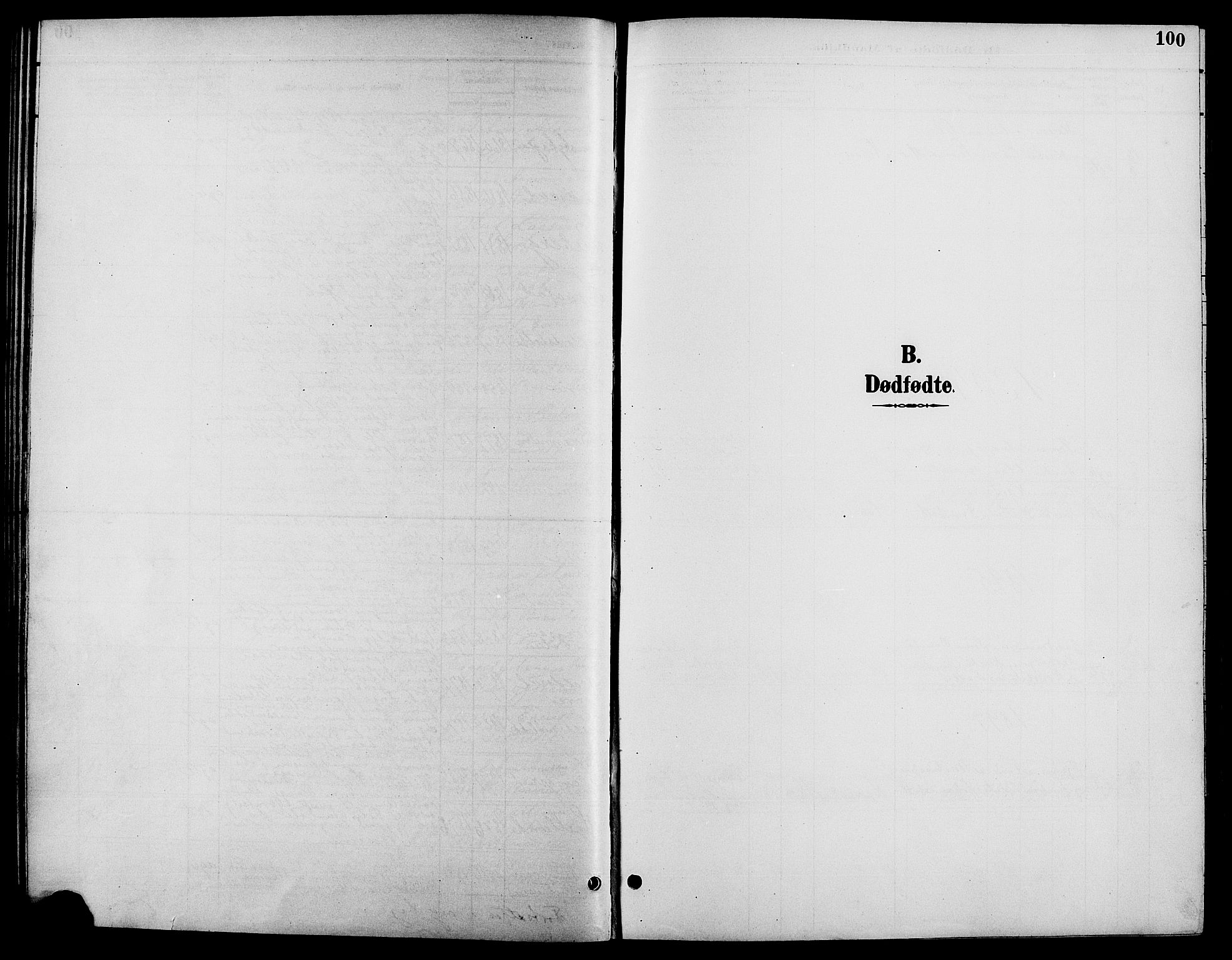 Biri prestekontor, SAH/PREST-096/H/Ha/Hab/L0004: Parish register (copy) no. 4, 1892-1909, p. 100