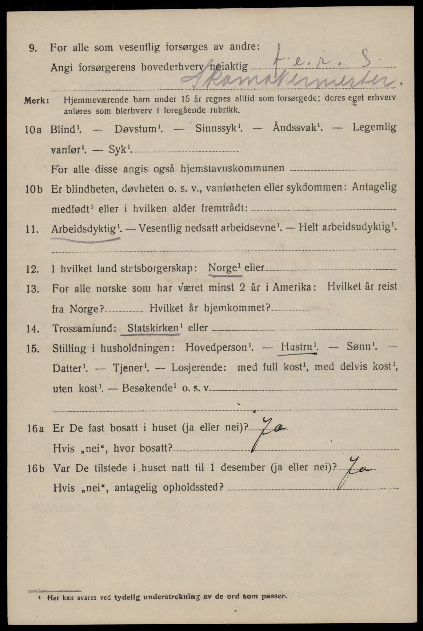 SAST, 1920 census for Haugesund, 1920, p. 37950