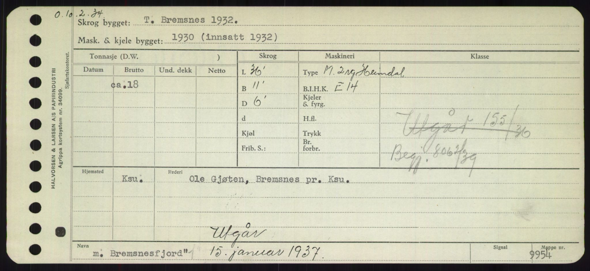 Sjøfartsdirektoratet med forløpere, Skipsmålingen, AV/RA-S-1627/H/Hd/L0005: Fartøy, Br-Byg, p. 227