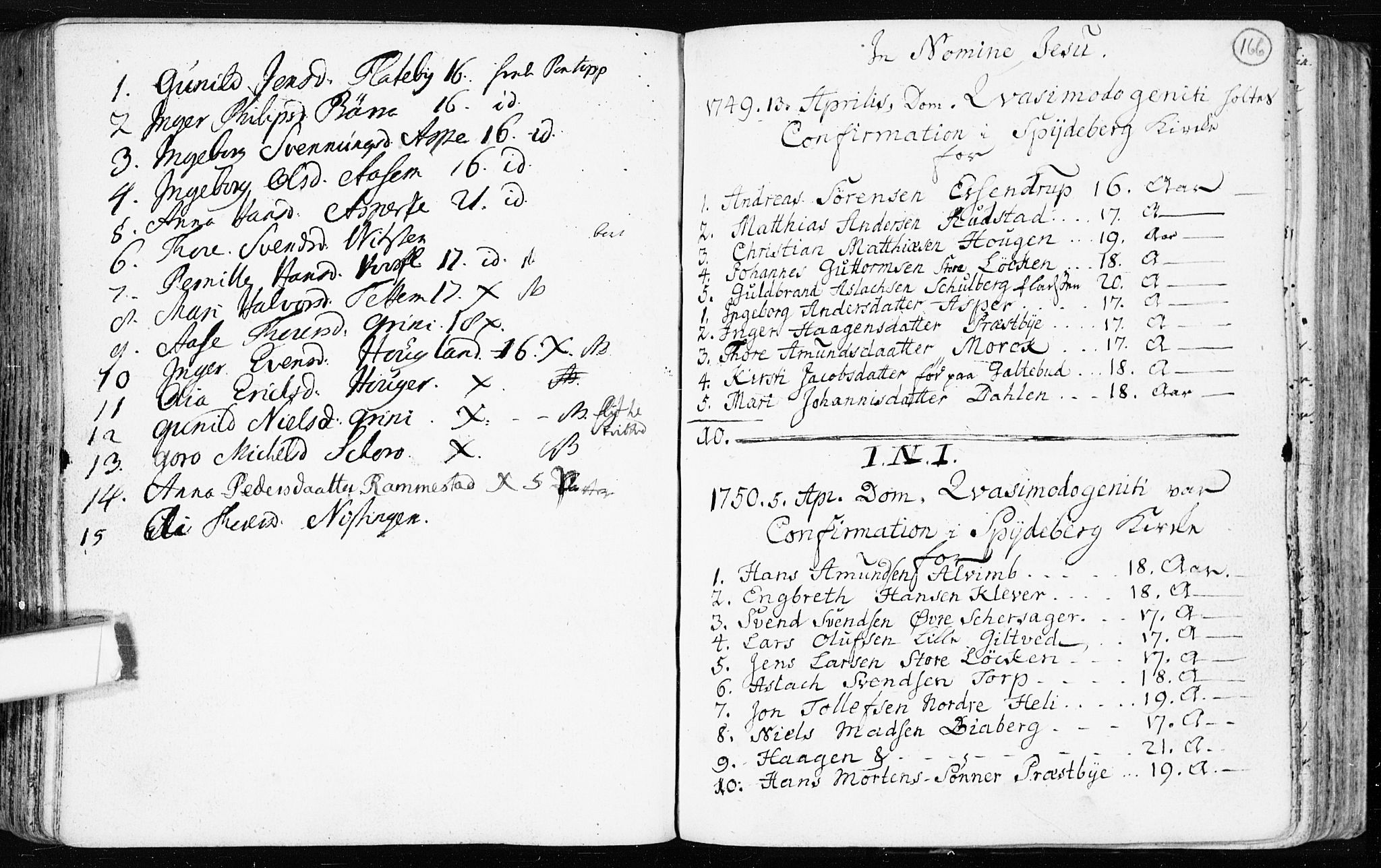 Spydeberg prestekontor Kirkebøker, AV/SAO-A-10924/F/Fa/L0002: Parish register (official) no. I 2, 1739-1780, p. 166