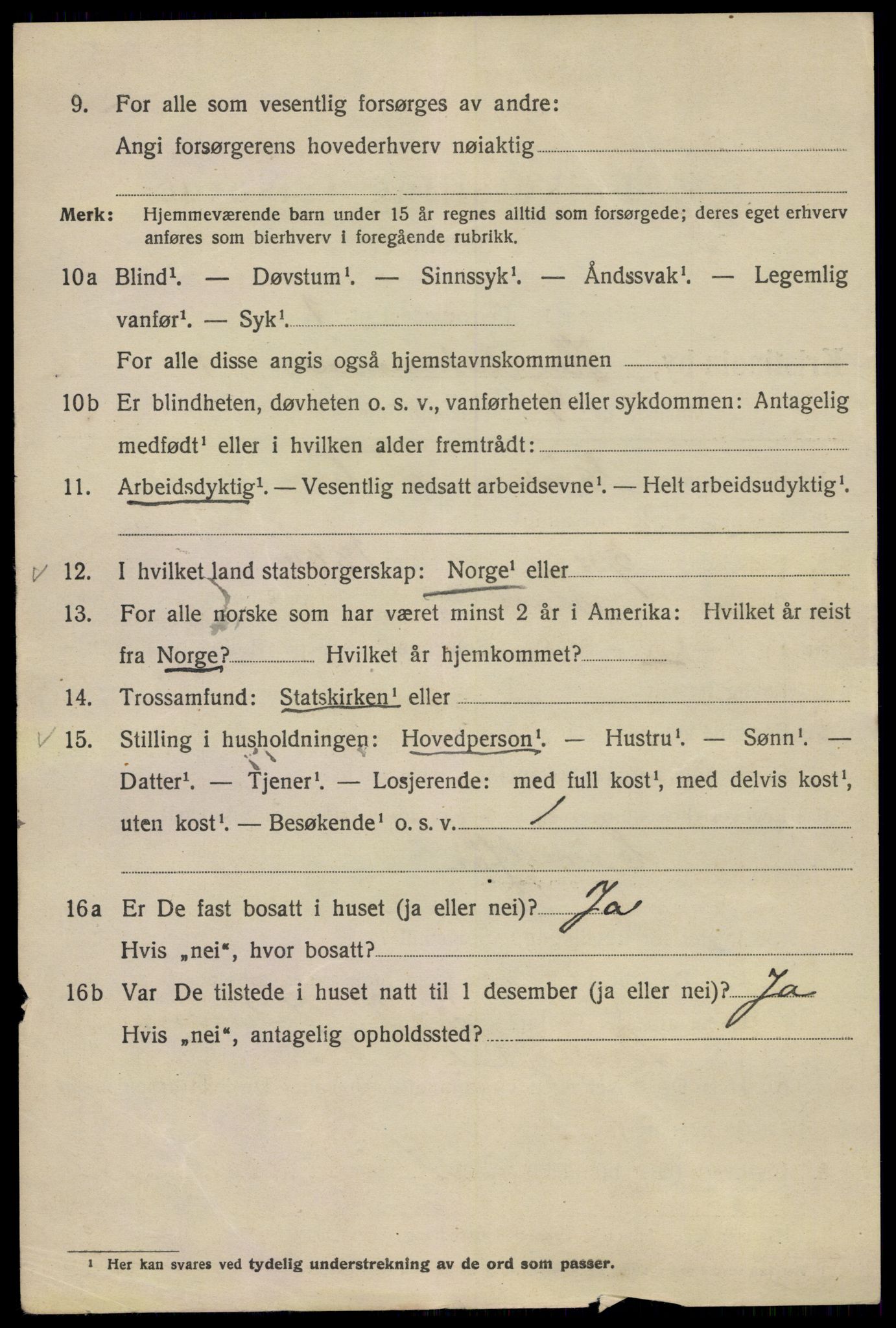 SAO, 1920 census for Kristiania, 1920, p. 302080