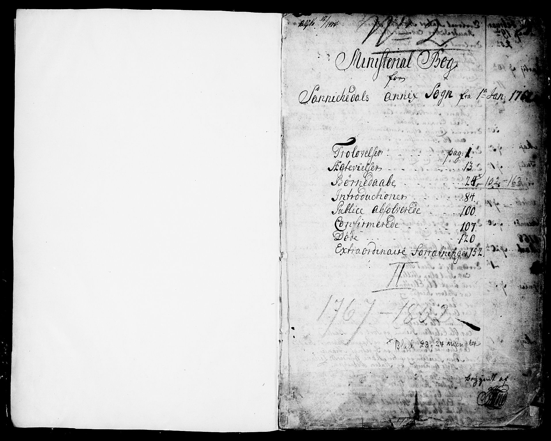Sannidal kirkebøker, SAKO/A-296/F/Fa/L0002: Parish register (official) no. 2, 1767-1802, p. 1