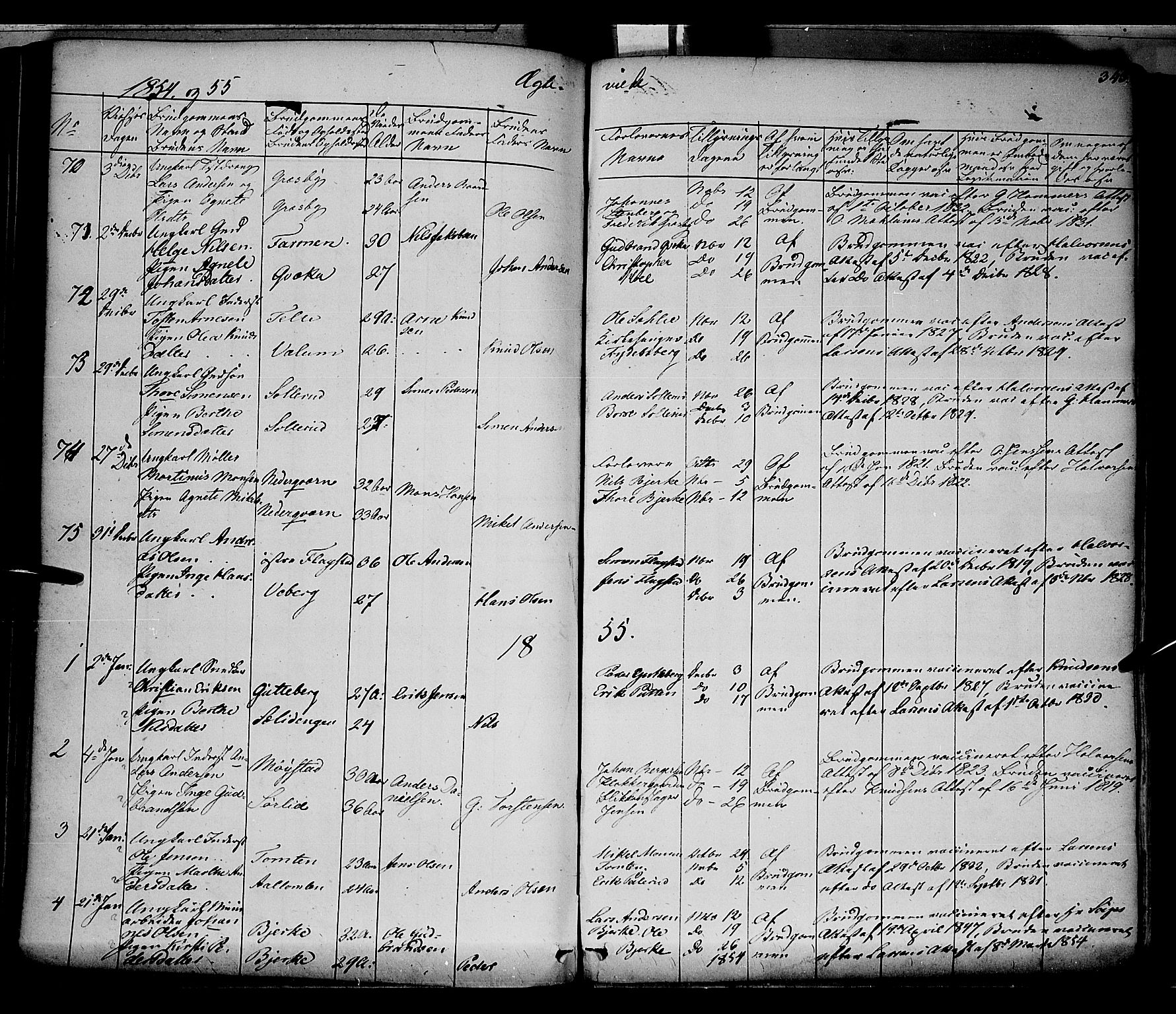 Vang prestekontor, Hedmark, AV/SAH-PREST-008/H/Ha/Haa/L0010: Parish register (official) no. 10, 1841-1855, p. 343