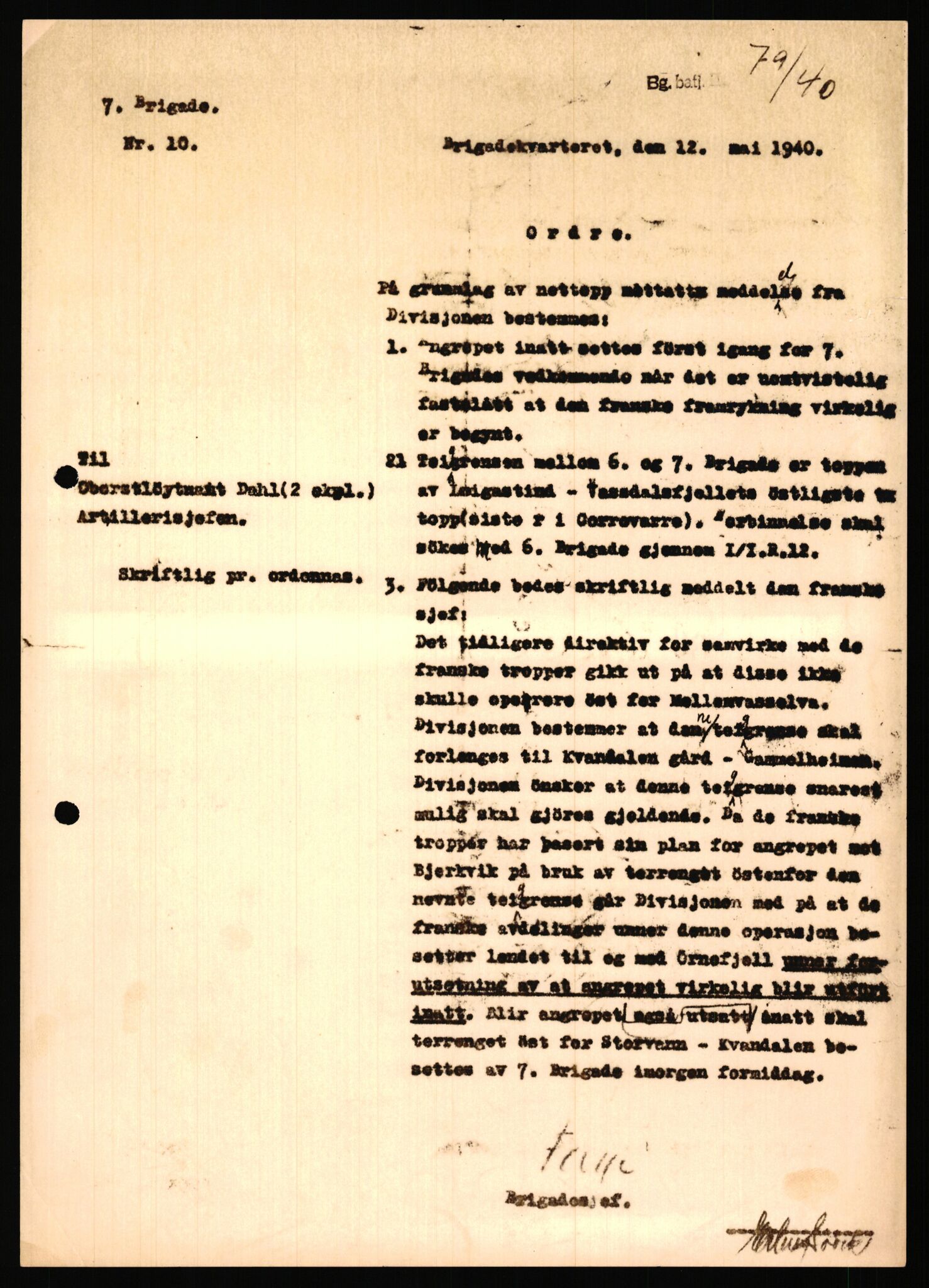 Forsvaret, Forsvarets krigshistoriske avdeling, AV/RA-RAFA-2017/Y/Ya/L0031: II-C-11-51 - Hærens overkommando, 1940, p. 554