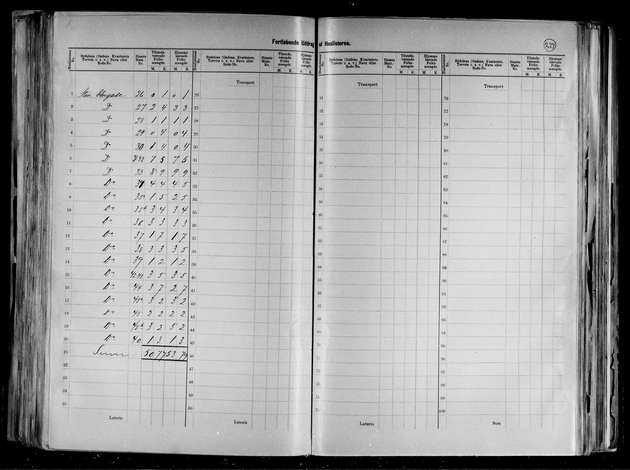 RA, 1891 census for 1002 Mandal, 1891, p. 25