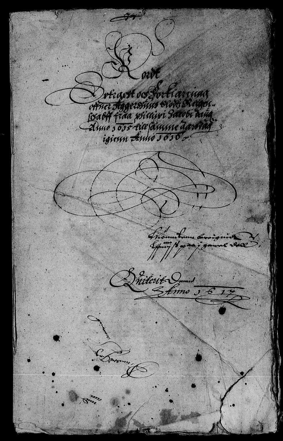 Rentekammeret inntil 1814, Reviderte regnskaper, Lensregnskaper, RA/EA-5023/R/Rb/Rba/L0038: Akershus len, 1615-1617