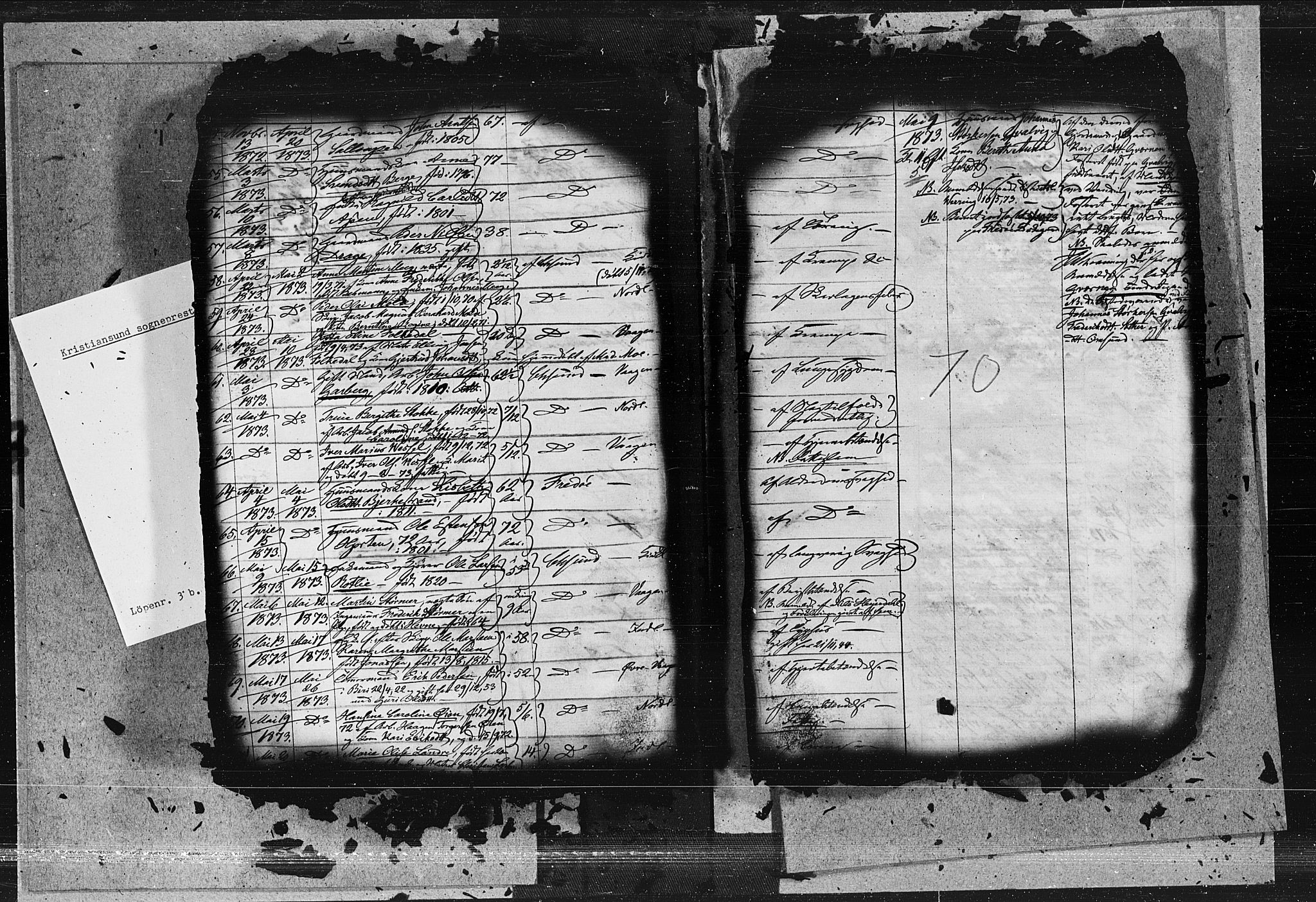 Ministerialprotokoller, klokkerbøker og fødselsregistre - Møre og Romsdal, AV/SAT-A-1454/572/L0848: Parish register (official) no. 572A11, 1865-1876, p. 70