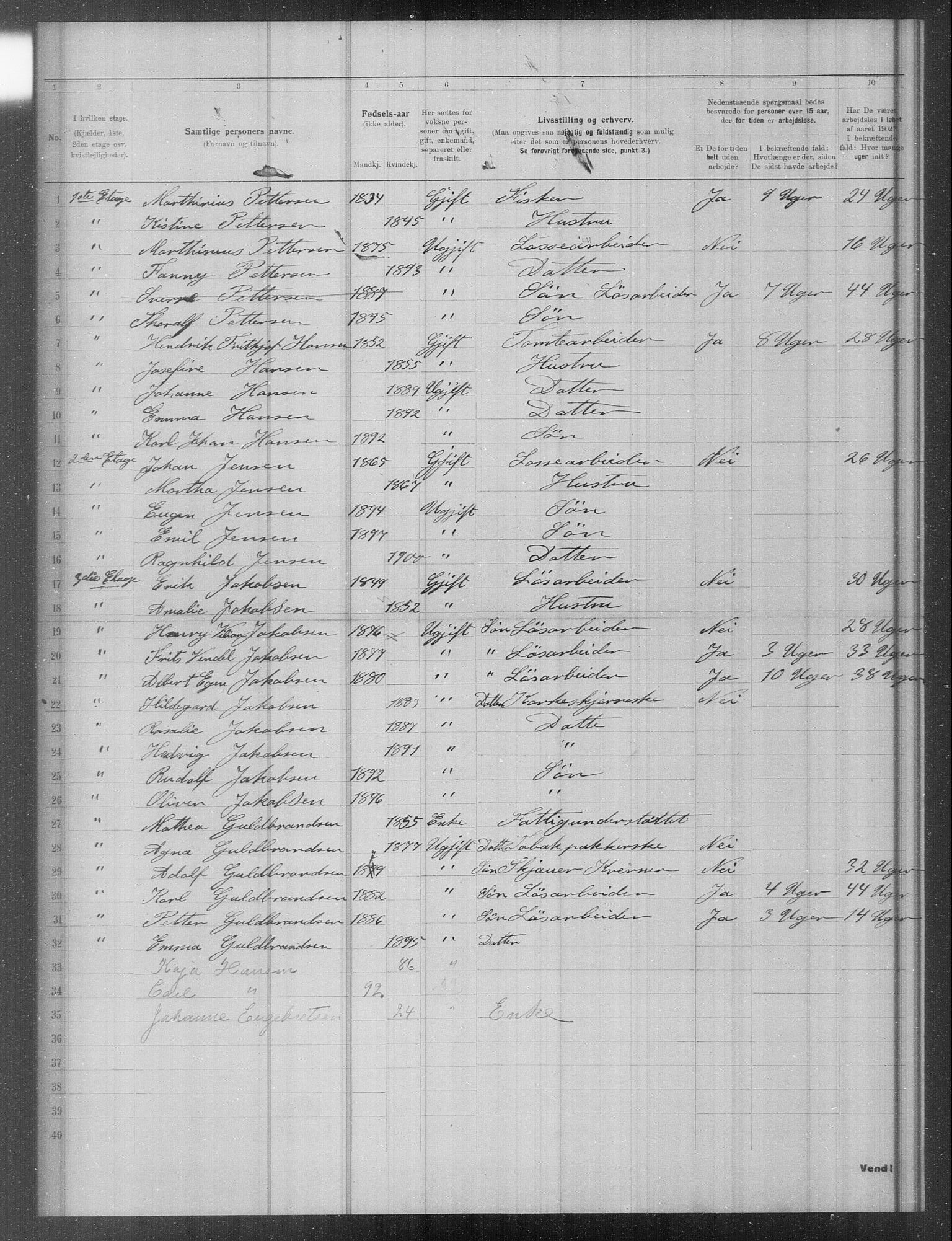 OBA, Municipal Census 1902 for Kristiania, 1902, p. 16292