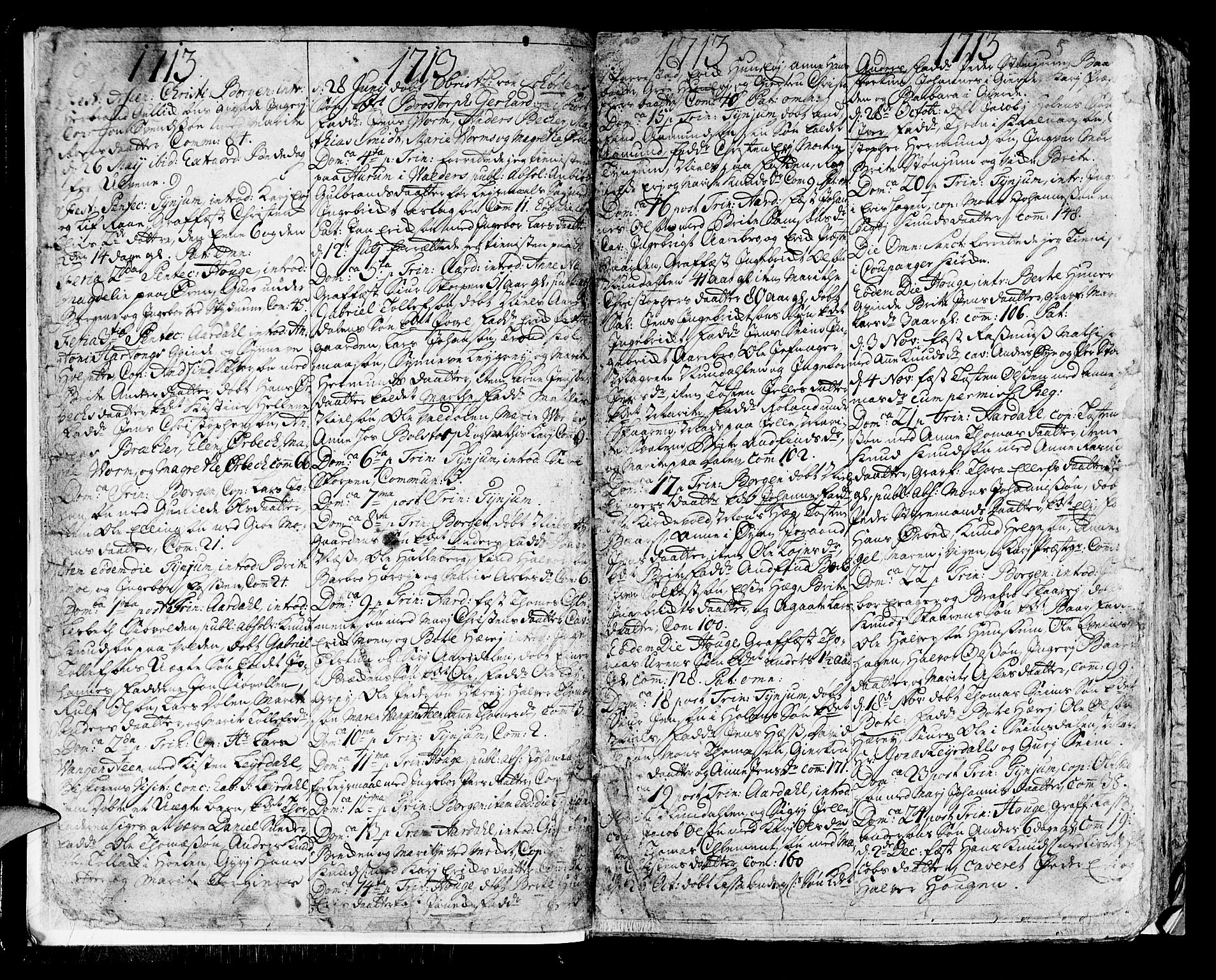 Lærdal sokneprestembete, AV/SAB-A-81201: Parish register (official) no. A 1, 1711-1752, p. 5