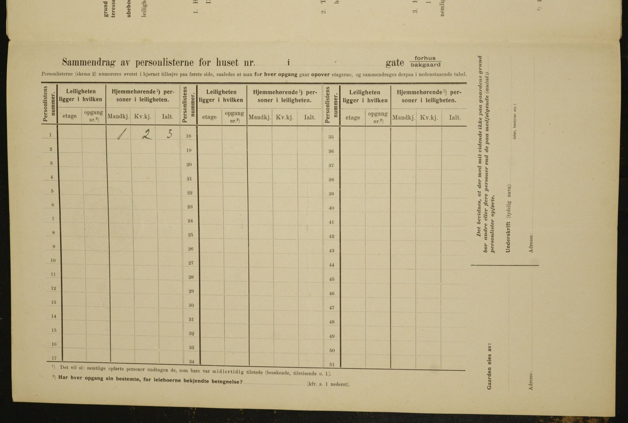 OBA, Municipal Census 1910 for Kristiania, 1910, p. 113967