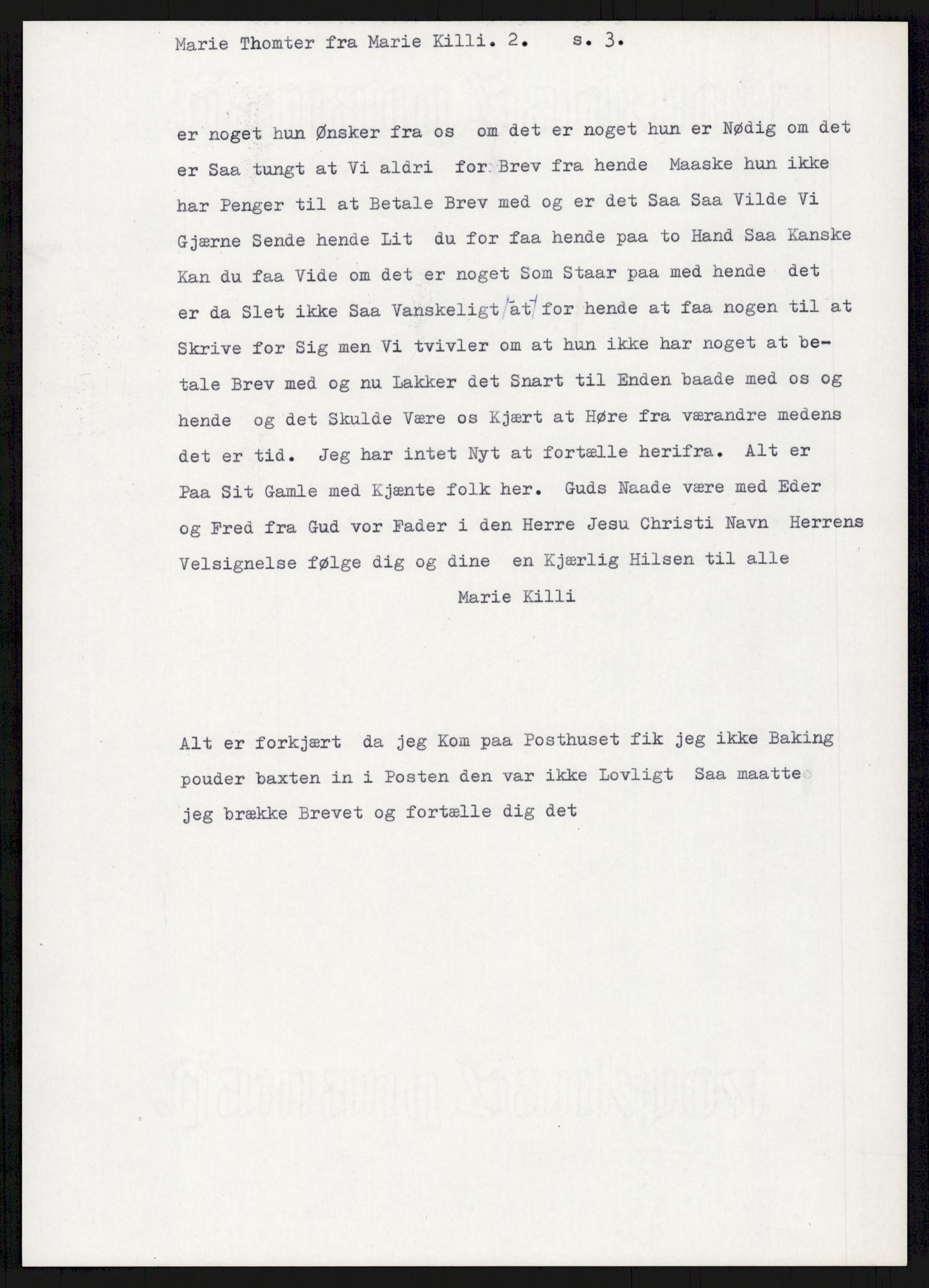 Samlinger til kildeutgivelse, Amerikabrevene, AV/RA-EA-4057/F/L0015: Innlån fra Oppland: Sæteren - Vigerust, 1838-1914, p. 435