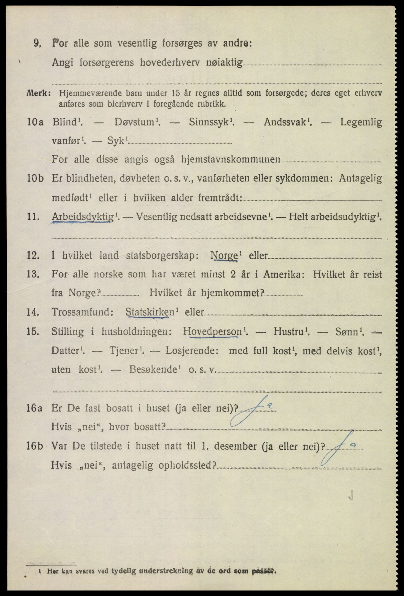 SAH, 1920 census for Nes (Hedmark), 1920, p. 5423