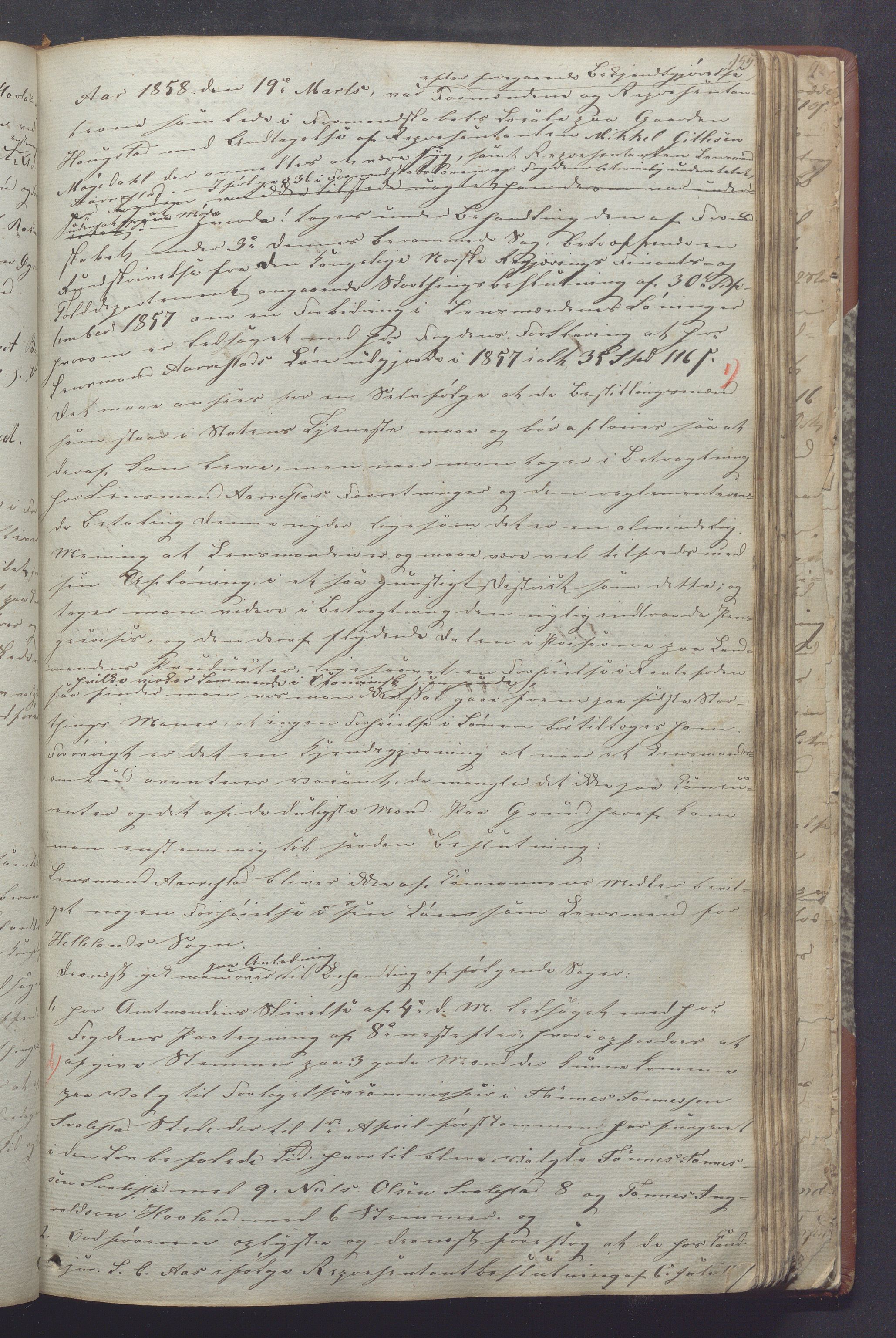 Helleland kommune - Formannskapet, IKAR/K-100479/A/L0001: Møtebok, 1837-1866, p. 155a
