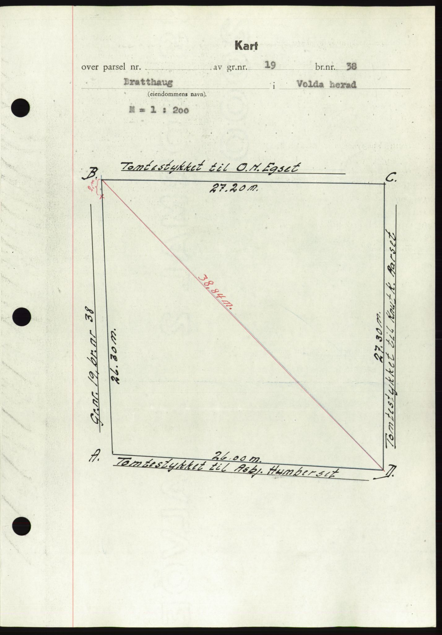 Søre Sunnmøre sorenskriveri, AV/SAT-A-4122/1/2/2C/L0082: Mortgage book no. 8A, 1948-1948, Diary no: : 847/1948