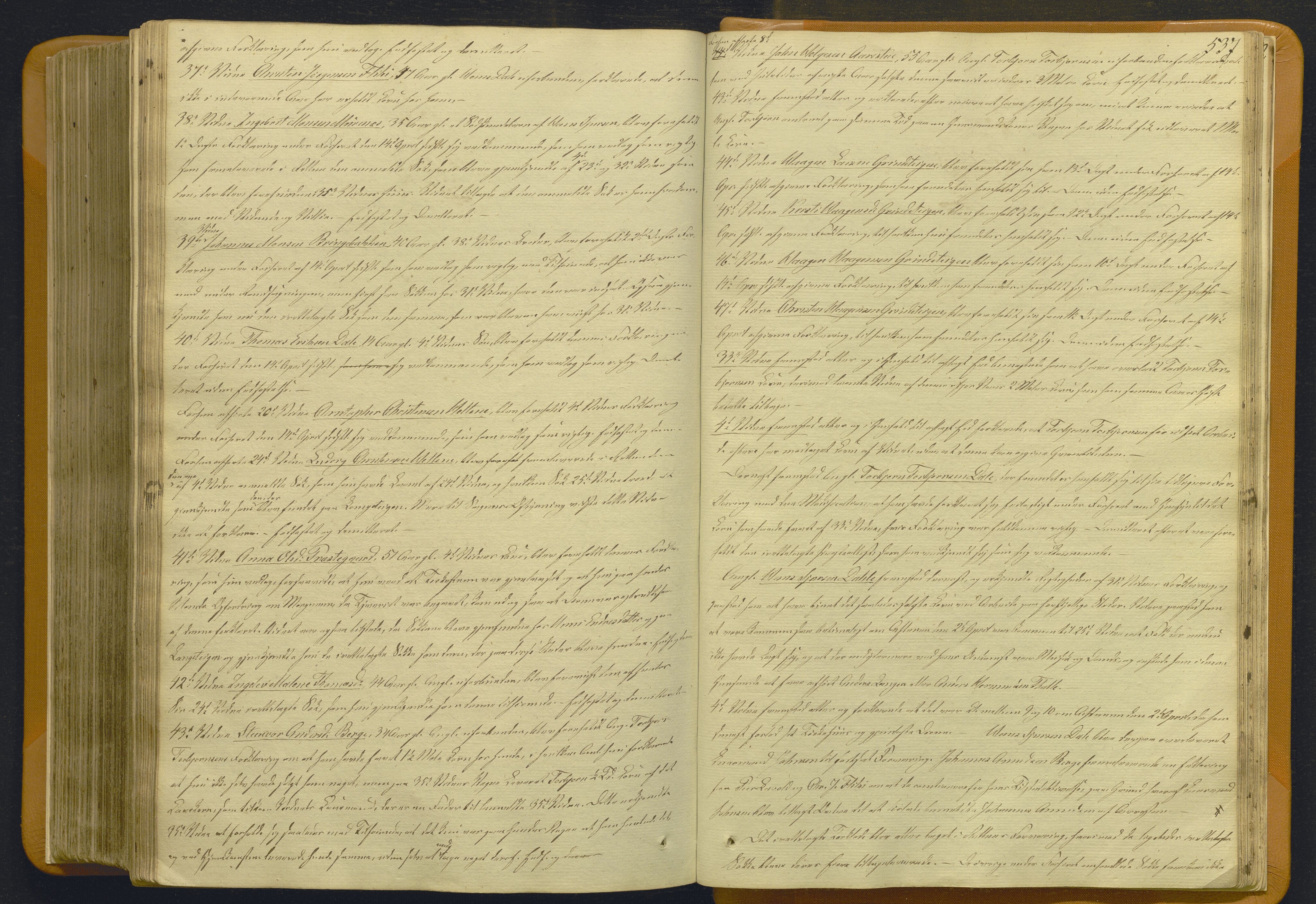 Indre Sogn tingrett, AV/SAB-A-3301/1/F/Fb/Fbc/L0007: Offentlege saker, Ba 7, 1843-1849, p. 536b-537a