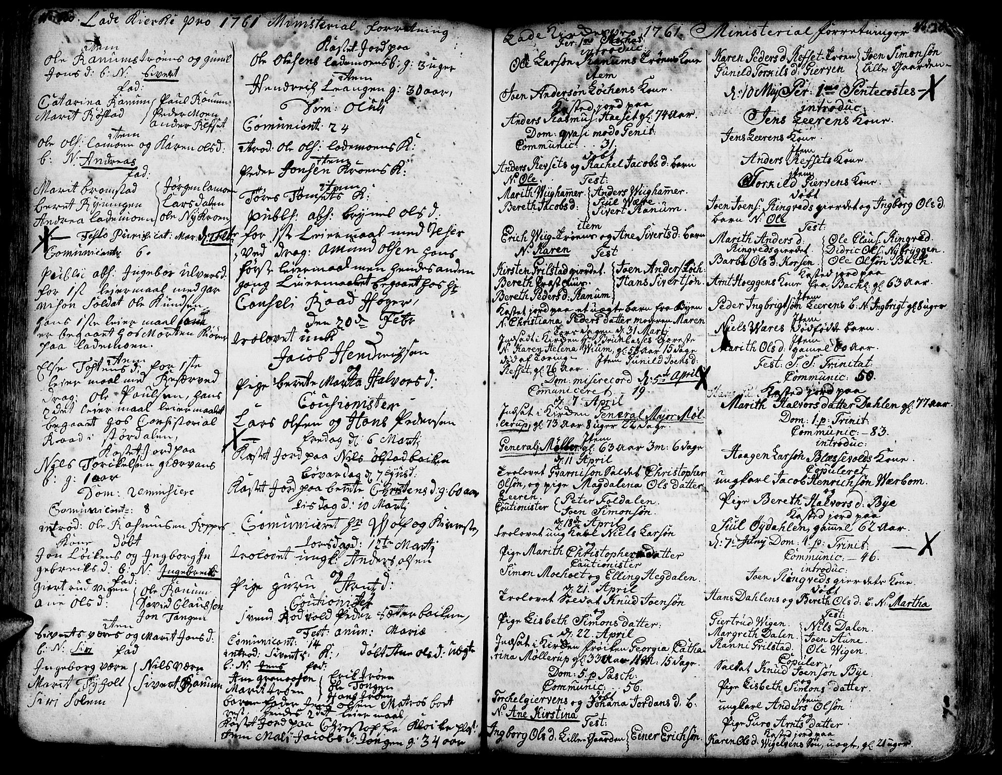 Ministerialprotokoller, klokkerbøker og fødselsregistre - Sør-Trøndelag, SAT/A-1456/606/L0275: Parish register (official) no. 606A01 /1, 1727-1780, p. 360-361