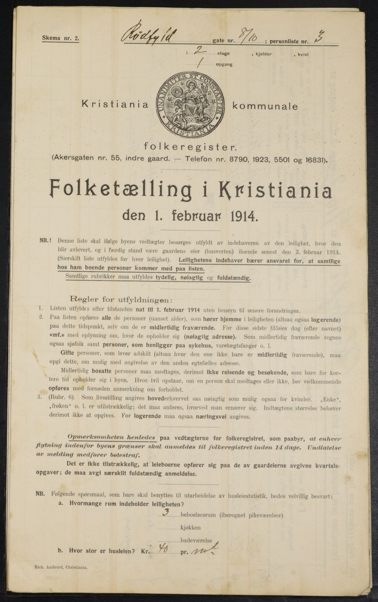 OBA, Municipal Census 1914 for Kristiania, 1914, p. 85730