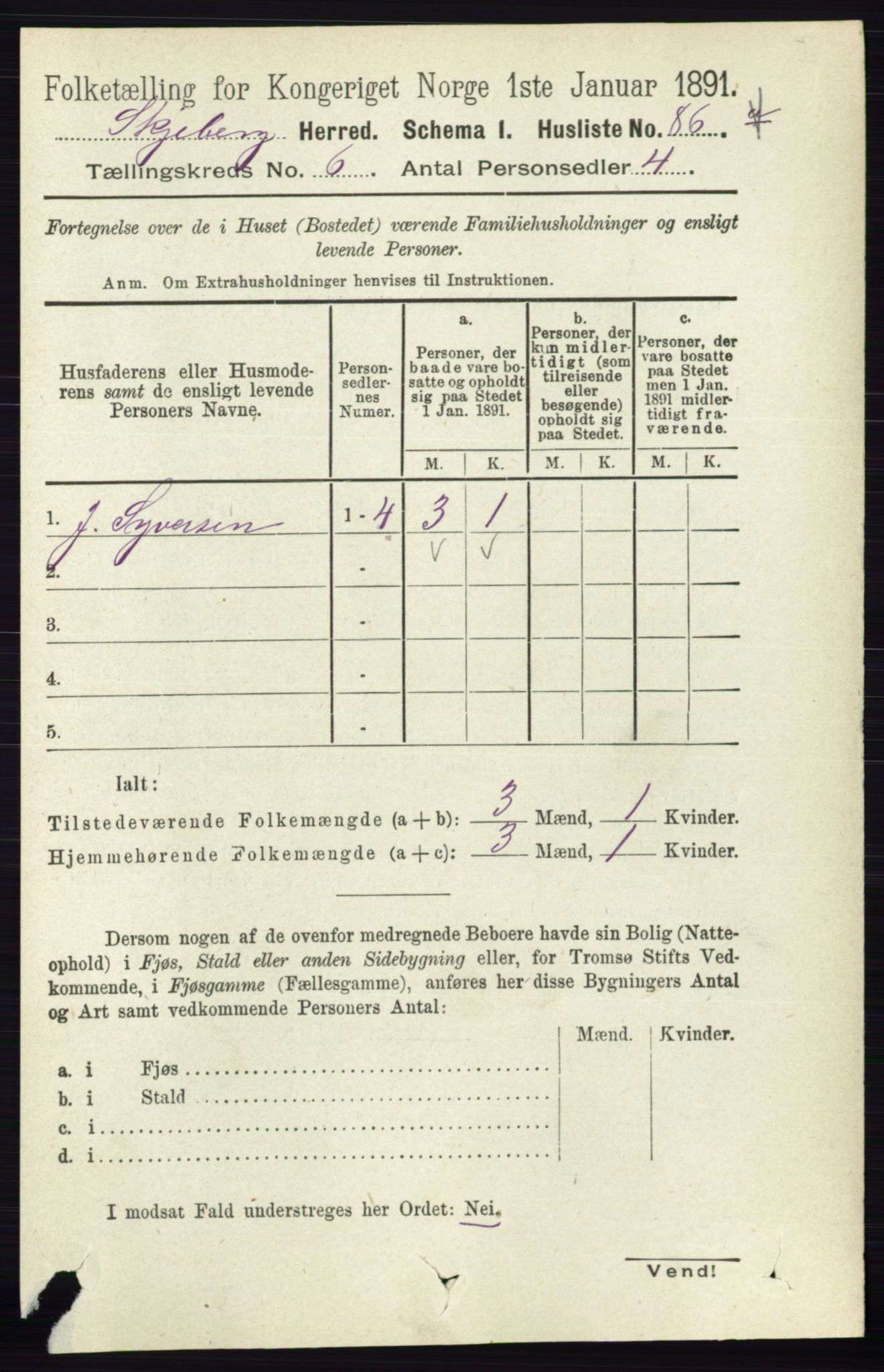 RA, 1891 census for 0115 Skjeberg, 1891, p. 2832