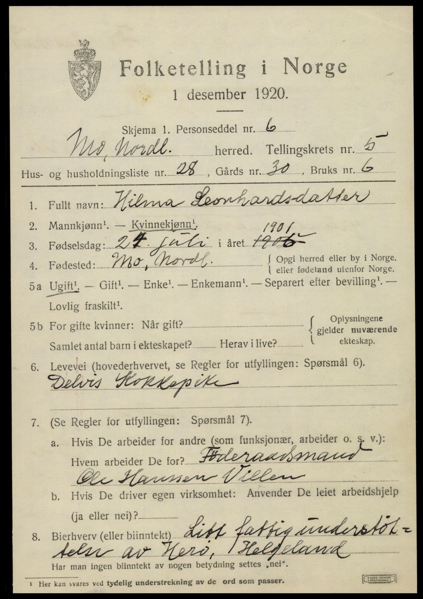 SAT, 1920 census for Mo, 1920, p. 6801