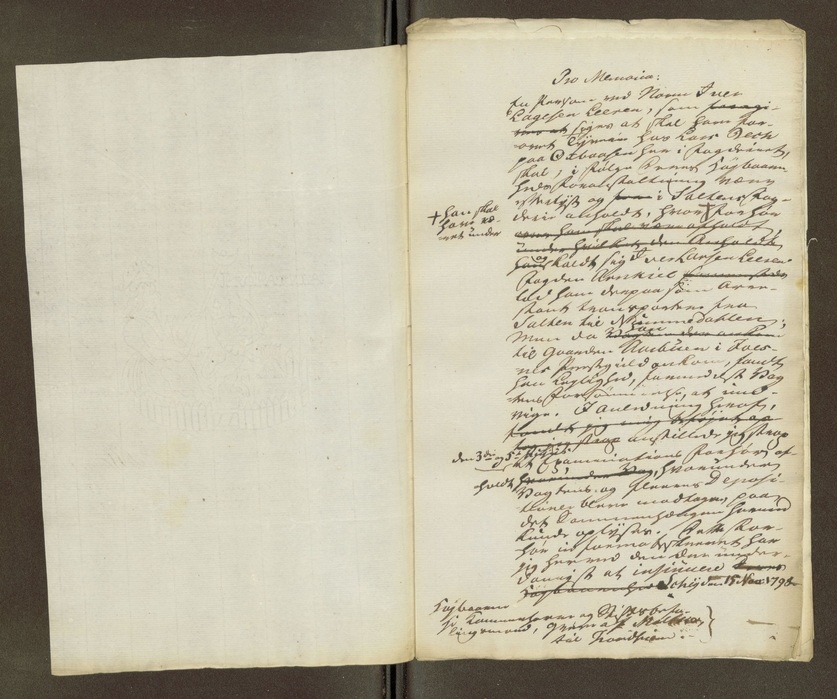 Namdal sorenskriveri, AV/SAT-A-4133/1/1/1O/1Oa/L0007: Sivile og offentlige saker, 1798, p. 421