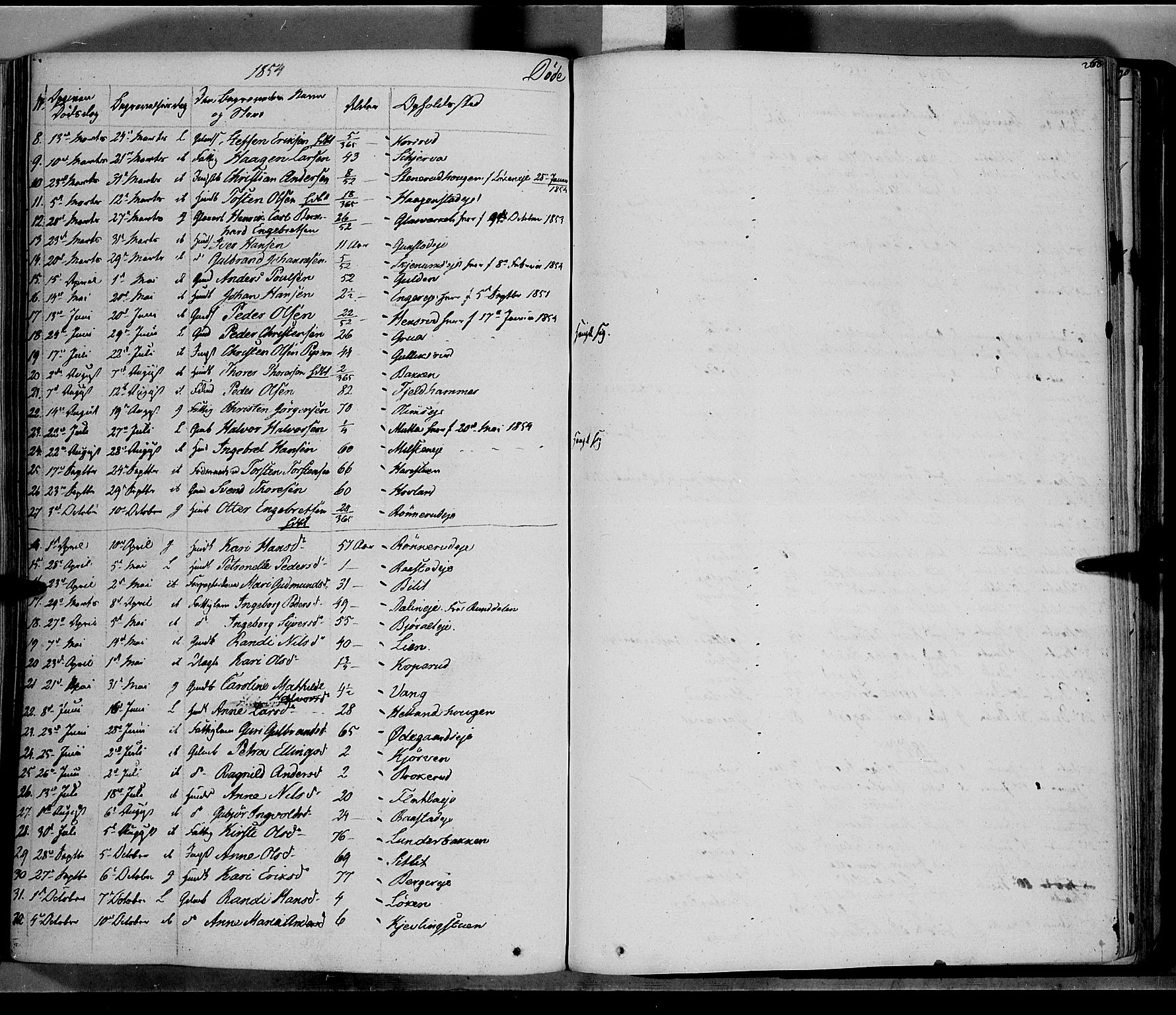 Jevnaker prestekontor, AV/SAH-PREST-116/H/Ha/Haa/L0006: Parish register (official) no. 6, 1837-1857, p. 268