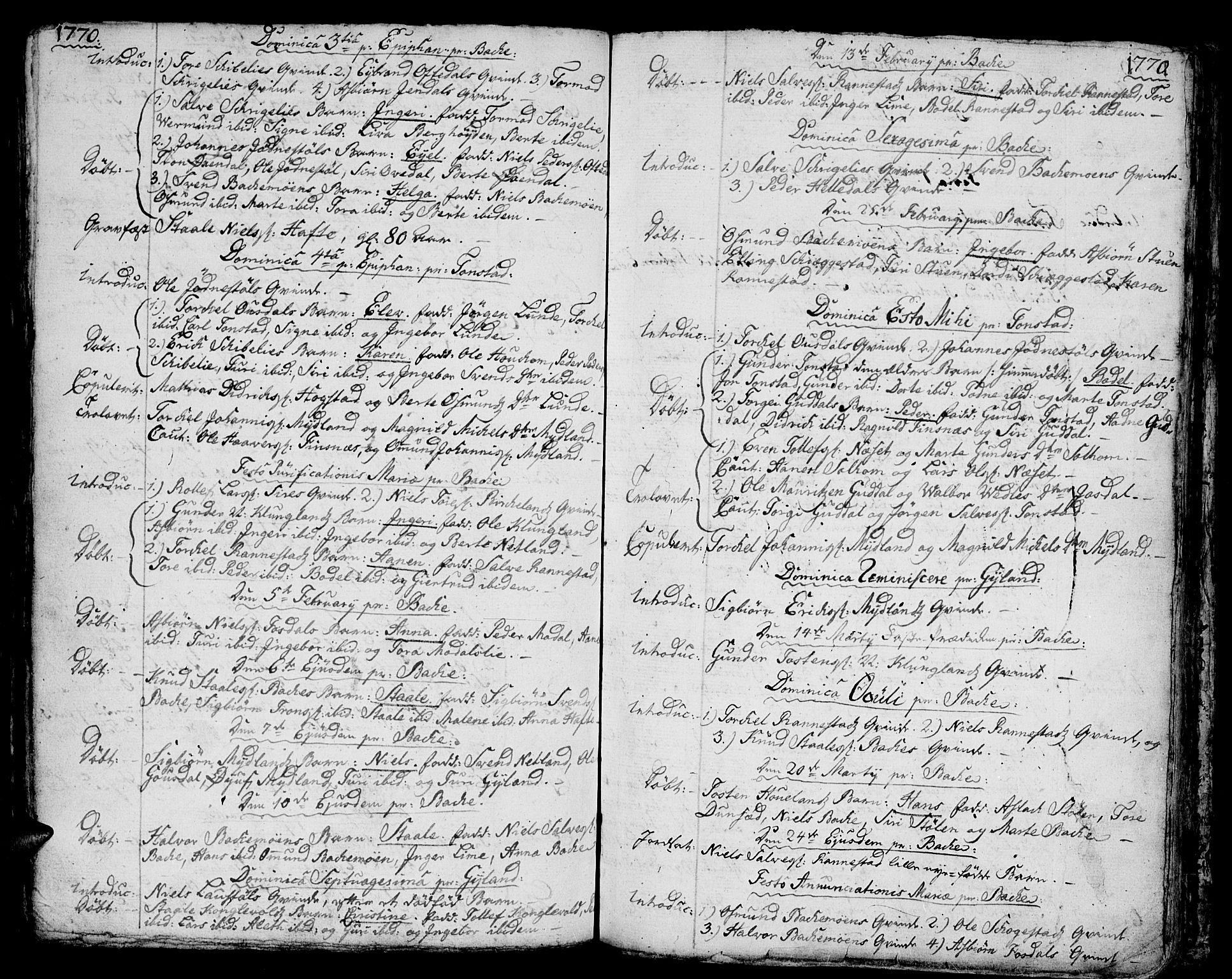 Bakke sokneprestkontor, AV/SAK-1111-0002/F/Fa/Faa/L0001: Parish register (official) no. A 1, 1741-1780, p. 182