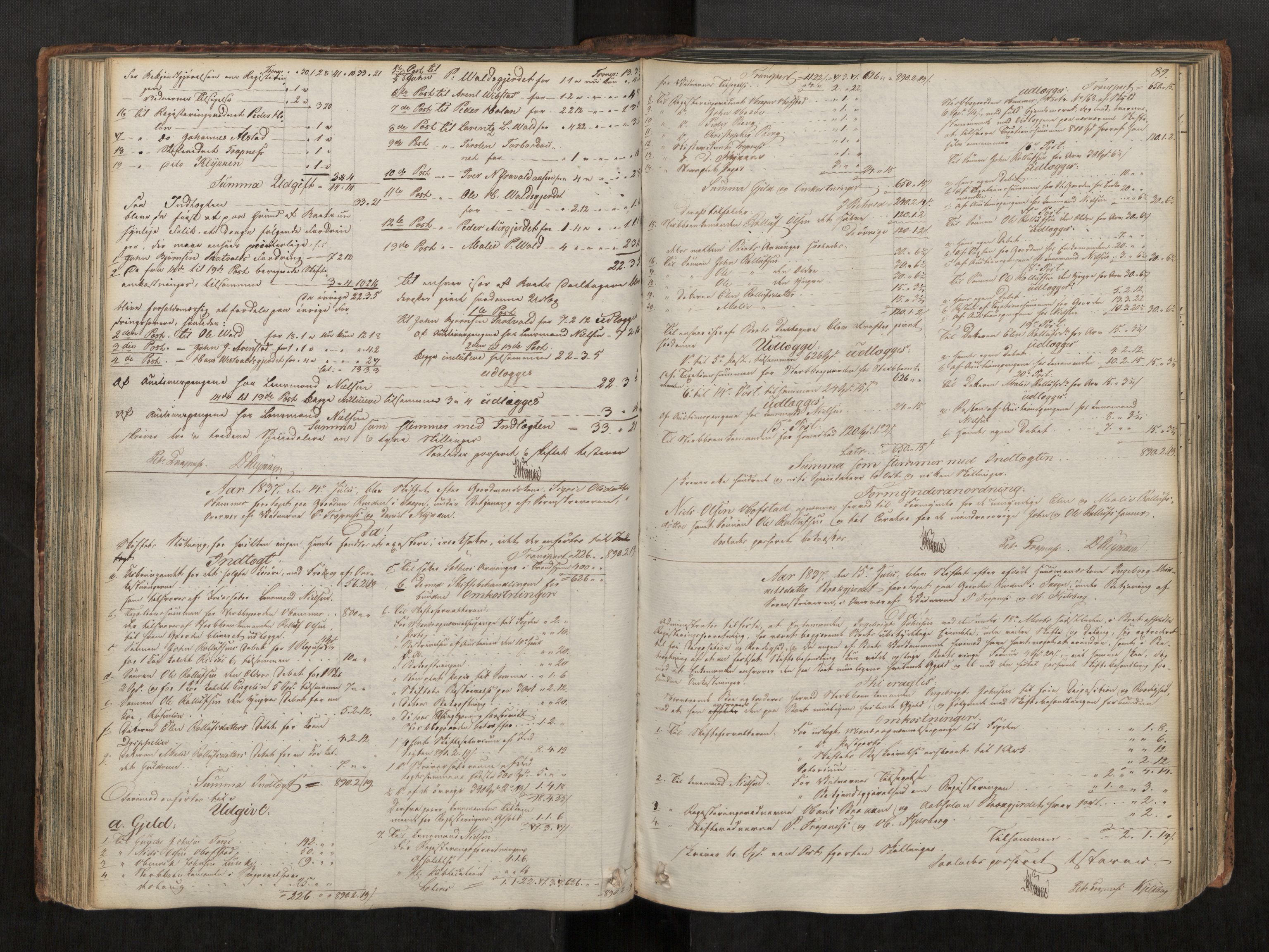 Stjør- og Verdal sorenskriveri, AV/SAT-A-4167/1/3/3A/L0027: Skifteprotokoll 22, 1831-1841, p. 89