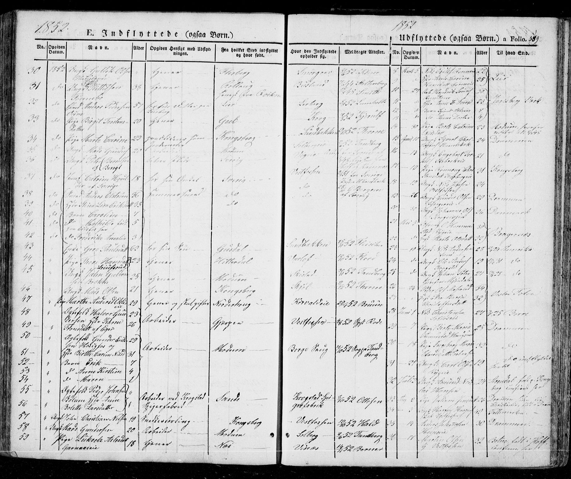 Eiker kirkebøker, AV/SAKO-A-4/G/Ga/L0002: Parish register (copy) no. I 2, 1832-1856, p. 589