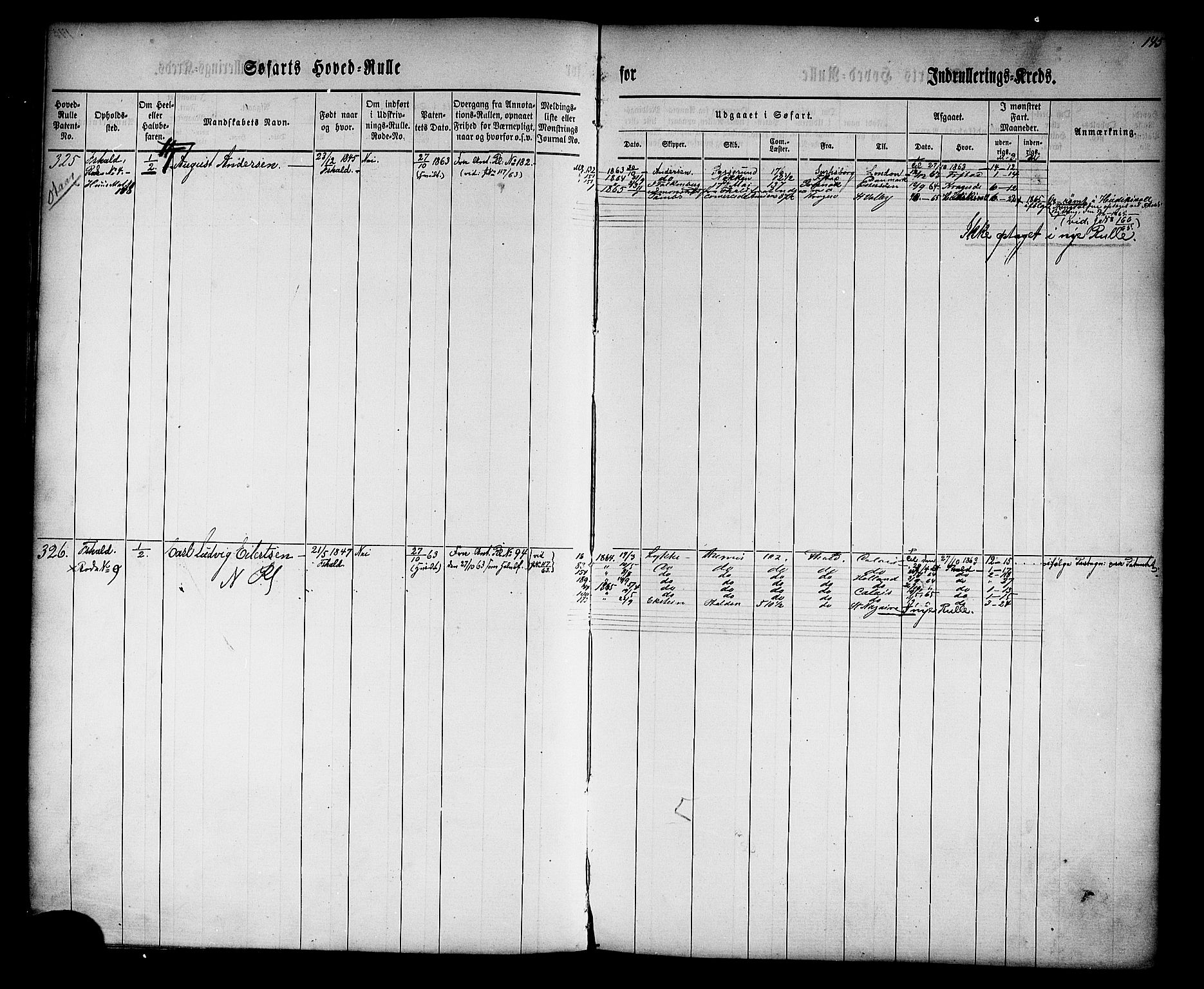 Halden mønstringskontor, AV/SAO-A-10569a/F/Fc/Fcb/L0002: Hovedrulle, 1860, p. 148