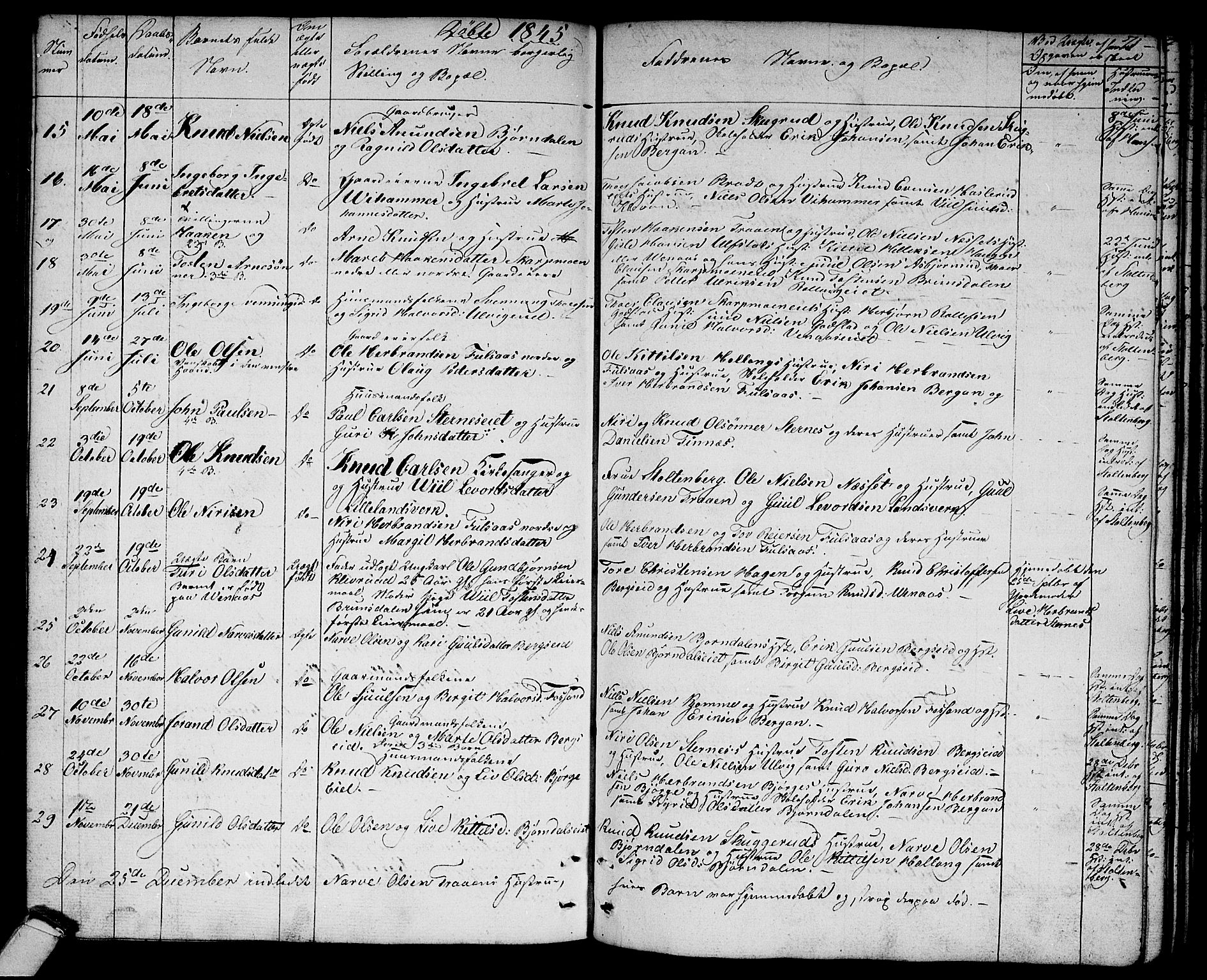 Rollag kirkebøker, AV/SAKO-A-240/G/Ga/L0002: Parish register (copy) no. I 2, 1831-1856, p. 71