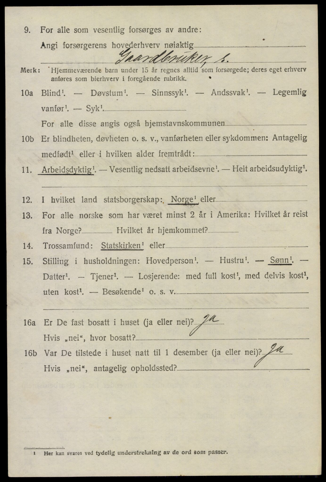 SAO, 1920 census for Råde, 1920, p. 5610