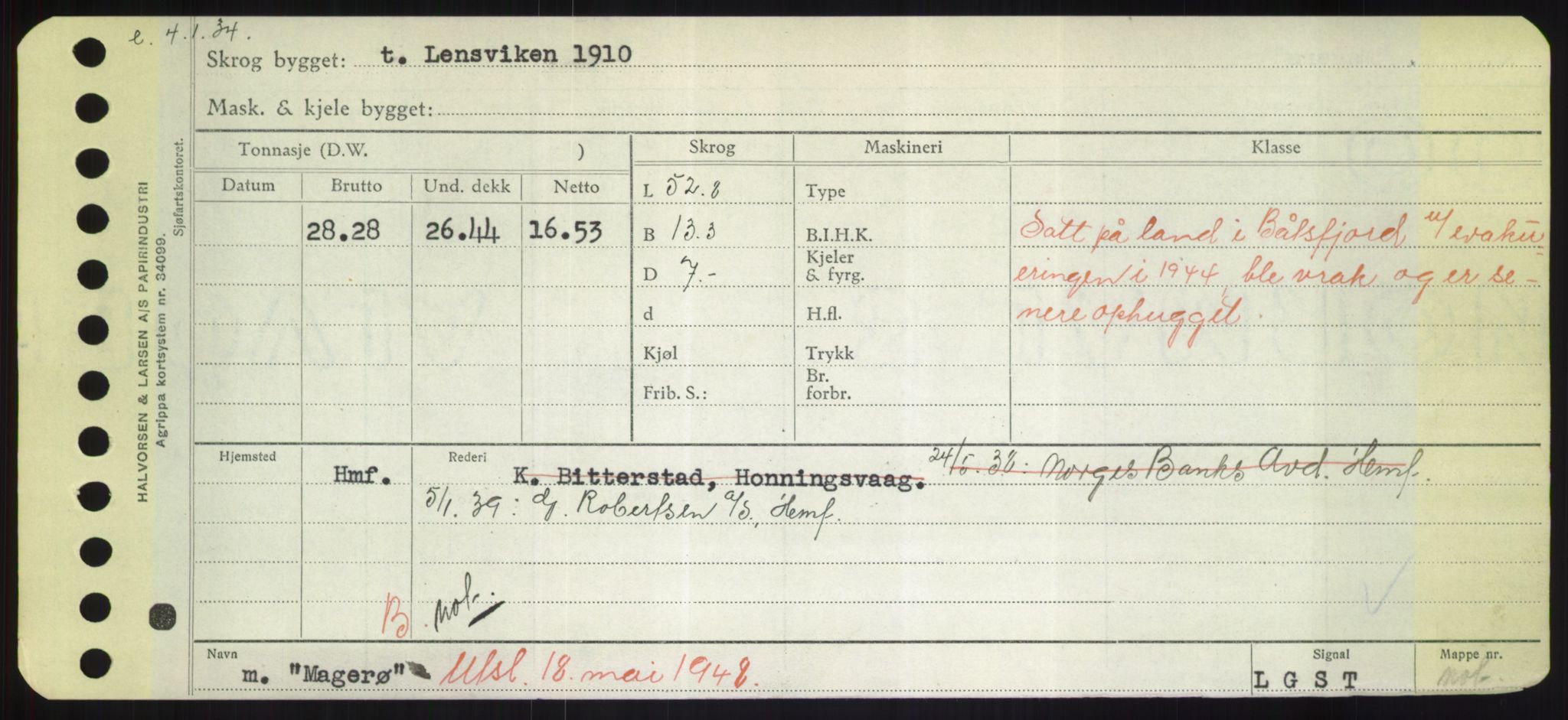 Sjøfartsdirektoratet med forløpere, Skipsmålingen, RA/S-1627/H/Hd/L0024: Fartøy, M-Mim, p. 63