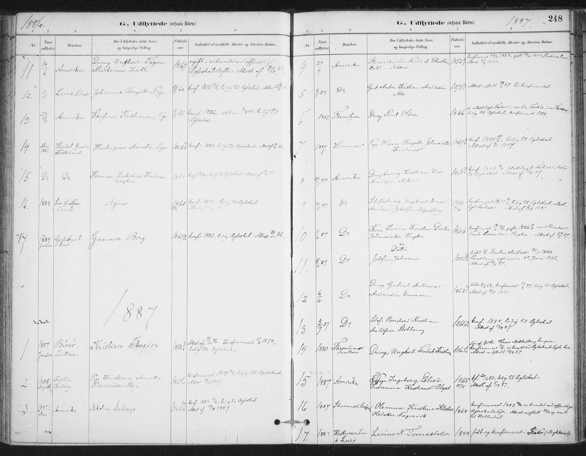 Ministerialprotokoller, klokkerbøker og fødselsregistre - Nordland, AV/SAT-A-1459/838/L0553: Parish register (official) no. 838A11, 1880-1910, p. 248