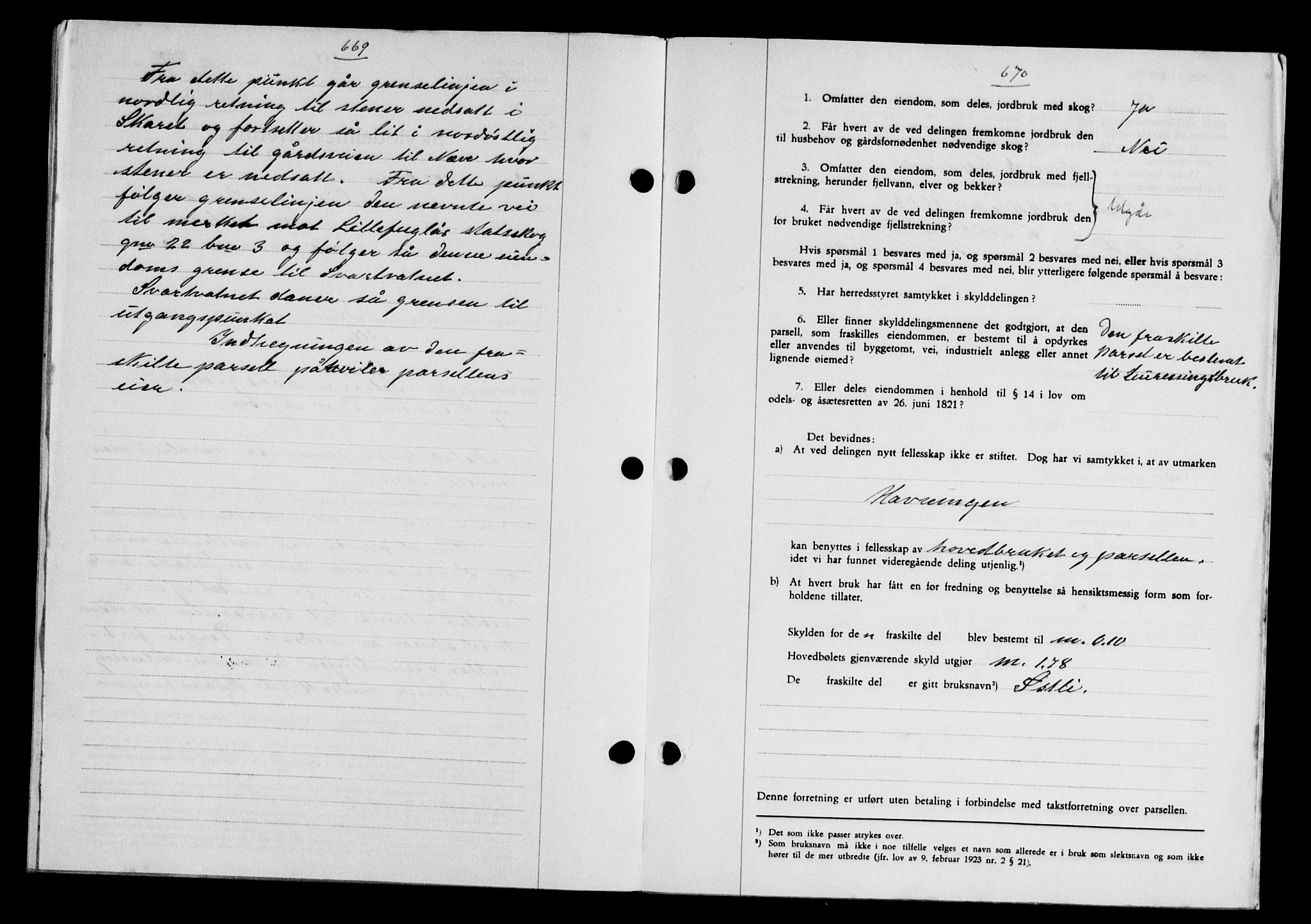Gauldal sorenskriveri, SAT/A-0014/1/2/2C/L0048: Mortgage book no. 51-52, 1937-1938, p. 669-670, Diary no: : 1380/1937
