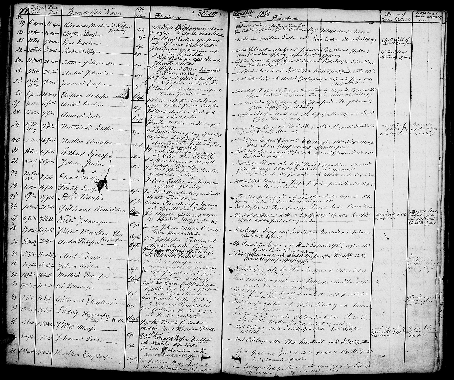 Nes prestekontor, Hedmark, AV/SAH-PREST-020/K/Ka/L0003: Parish register (official) no. 3, 1827-1851, p. 78