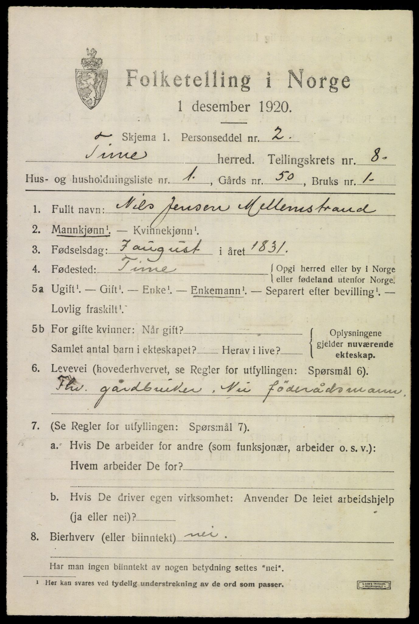 SAST, 1920 census for Time, 1920, p. 8447