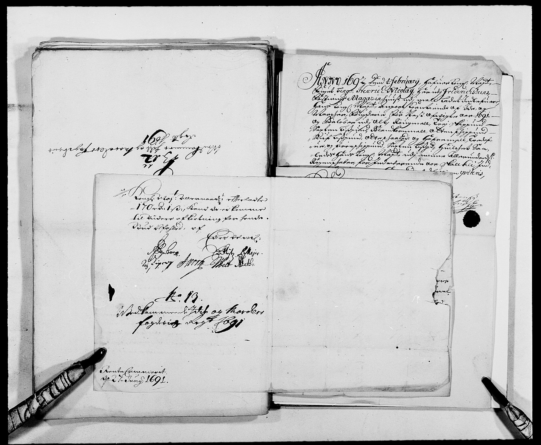 Rentekammeret inntil 1814, Reviderte regnskaper, Fogderegnskap, AV/RA-EA-4092/R01/L0010: Fogderegnskap Idd og Marker, 1690-1691, p. 104