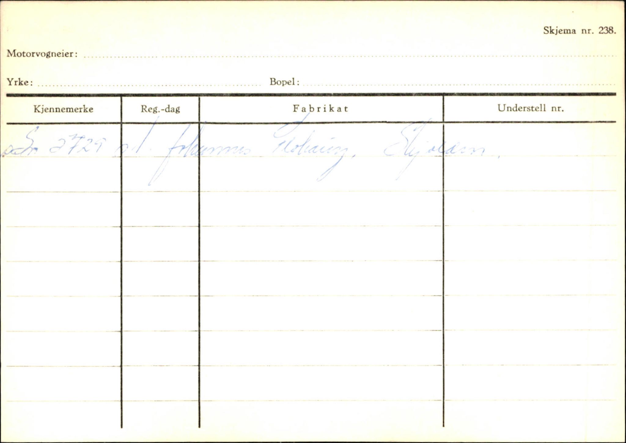 Statens vegvesen, Sogn og Fjordane vegkontor, SAB/A-5301/4/F/L0125: Eigarregister Sogndal V-Å. Aurland A-Å. Fjaler A-N, 1945-1975, p. 478