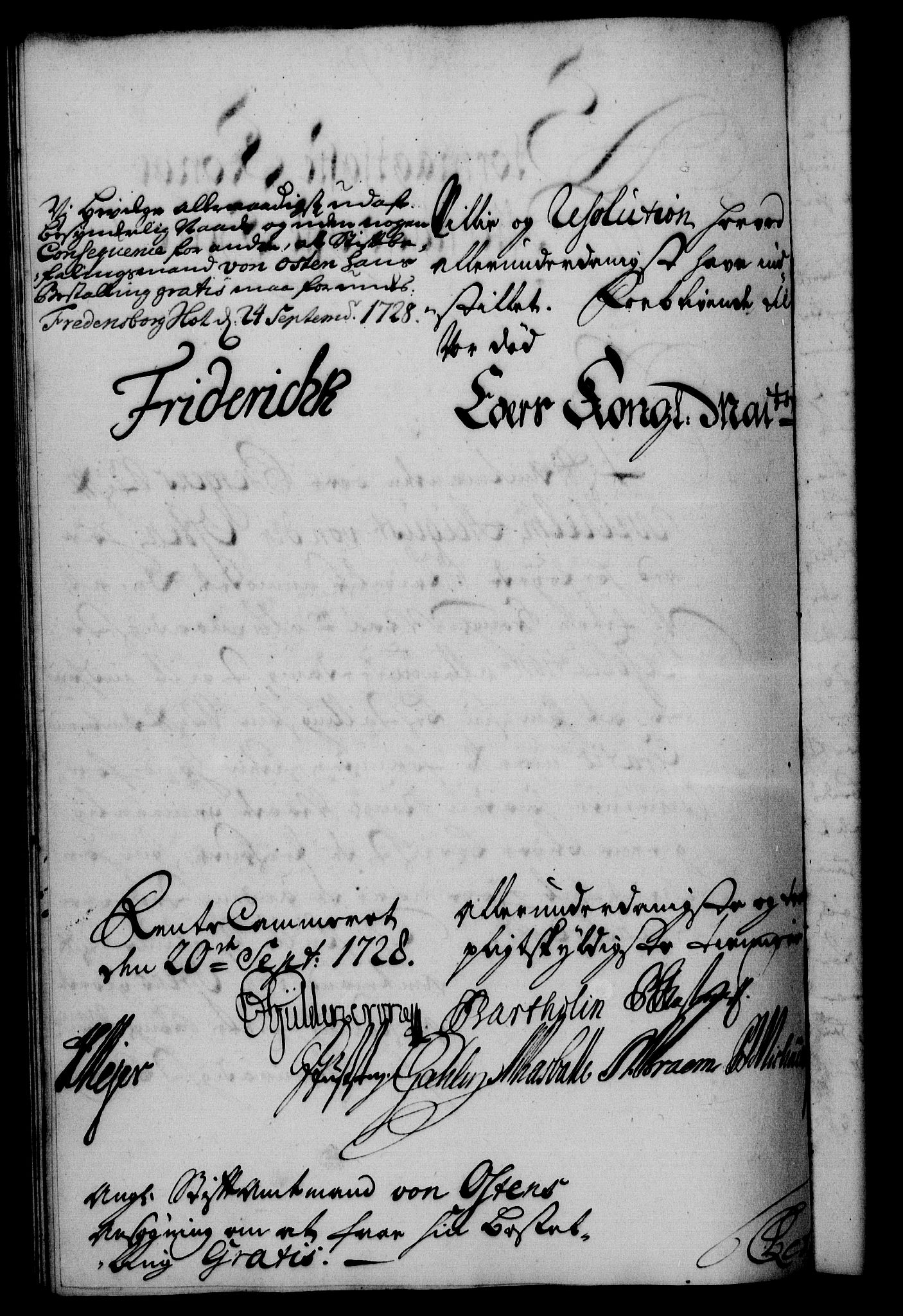 Rentekammeret, Kammerkanselliet, RA/EA-3111/G/Gf/Gfa/L0011: Norsk relasjons- og resolusjonsprotokoll (merket RK 52.11), 1728, p. 668