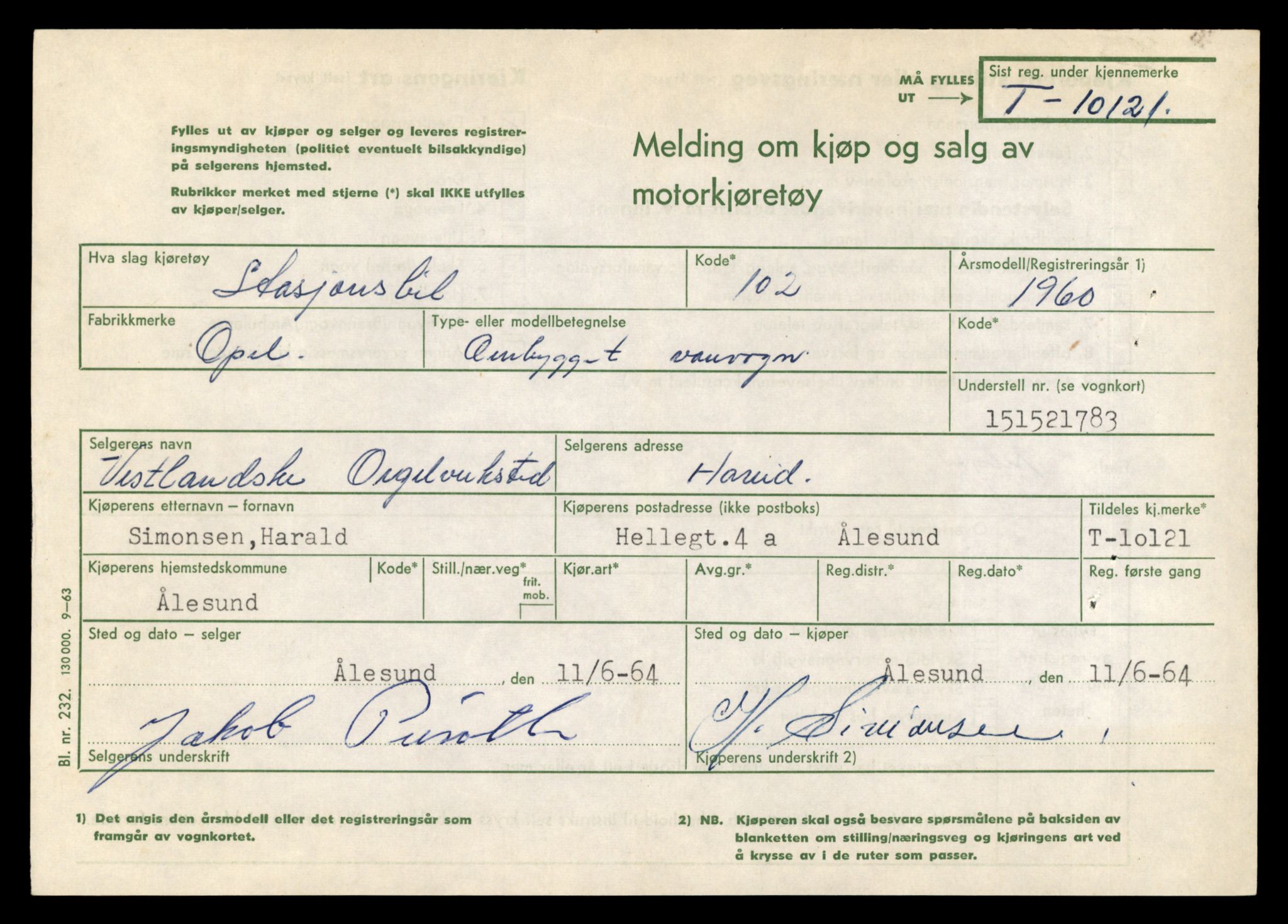 Møre og Romsdal vegkontor - Ålesund trafikkstasjon, AV/SAT-A-4099/F/Fe/L0018: Registreringskort for kjøretøy T 10091 - T 10227, 1927-1998, p. 795