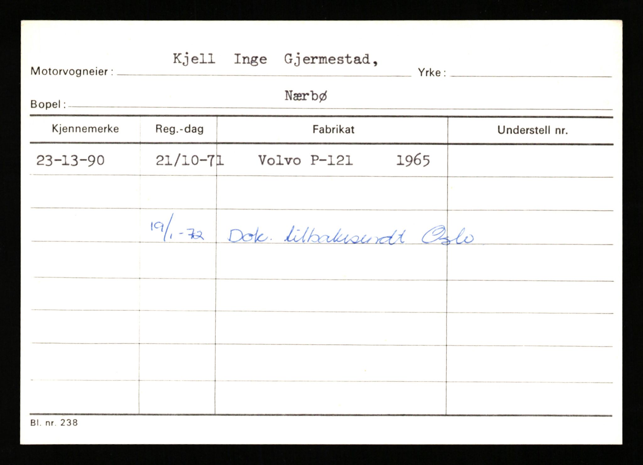 Stavanger trafikkstasjon, AV/SAST-A-101942/0/G/L0010: Registreringsnummer: 130000 - 239953, 1930-1971, p. 2873